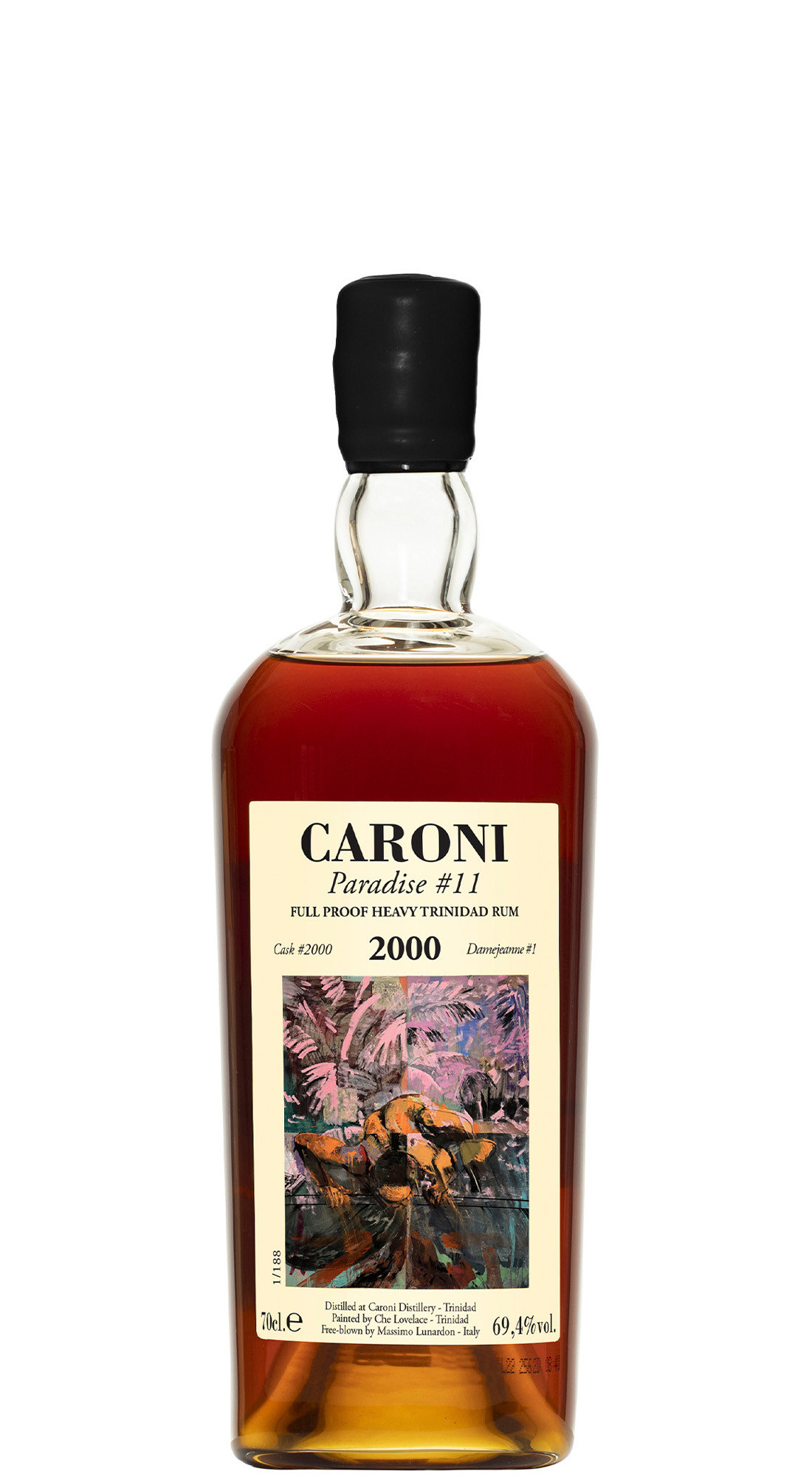 Caroni Trinidad 2000 The Paradise 11 Cask No. 4059 Fourth Release