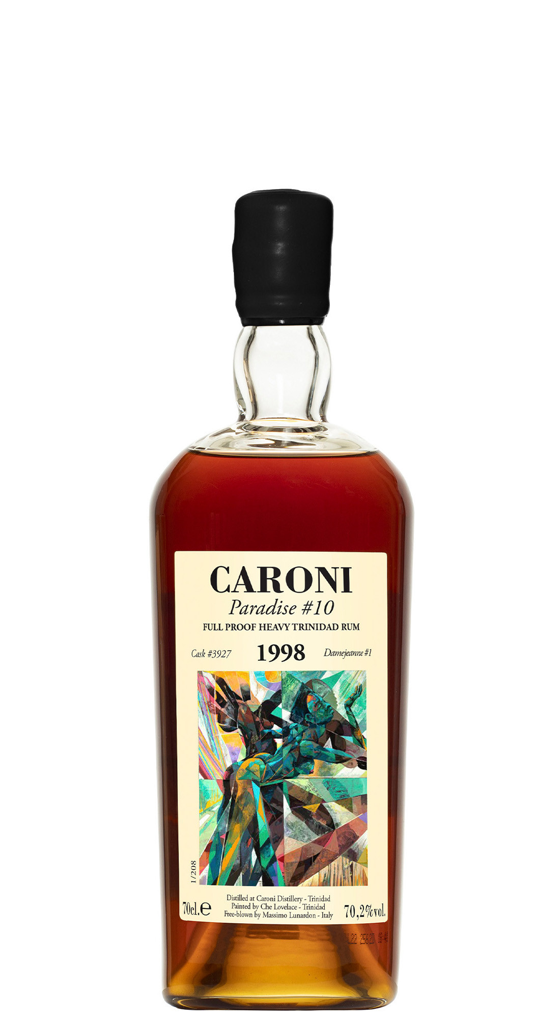 Caroni Trinidad 1998 The Paradise 10 Cask No. 3927 Fourth Release
