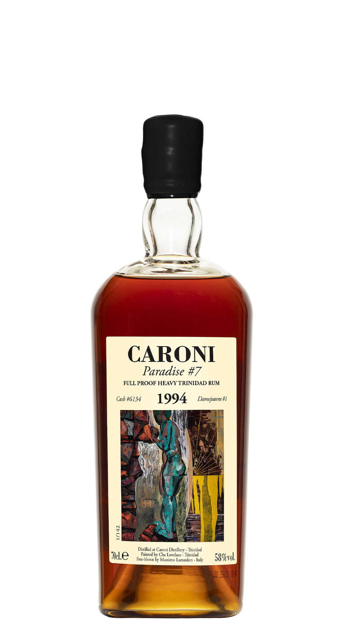 Caroni Guyana 1994 The Paradise 7 Cask No. 6134 Third Release