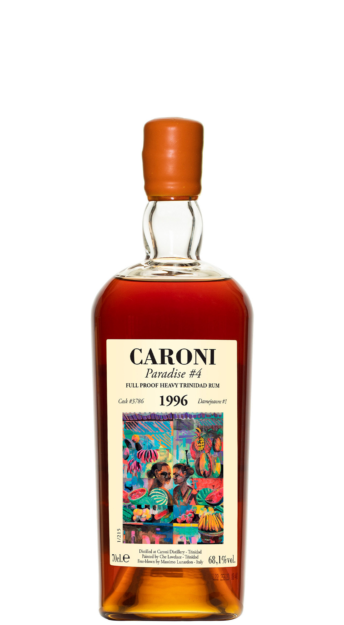 Caroni Trinidad 1996 The Paradise 4 Cask No. 3786 Second Release