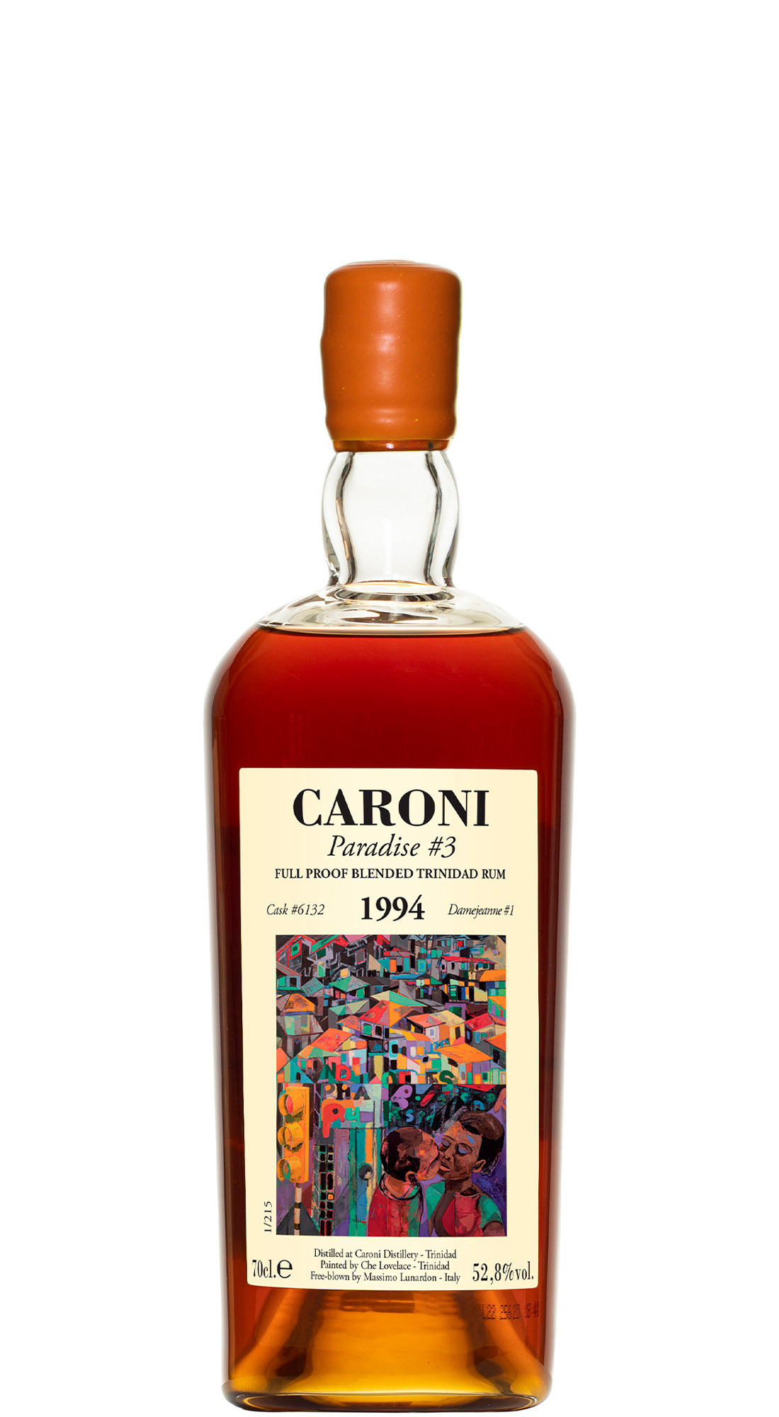 Caroni Guyana 1994 The Paradise 3 Cask No. 6132 Second Release