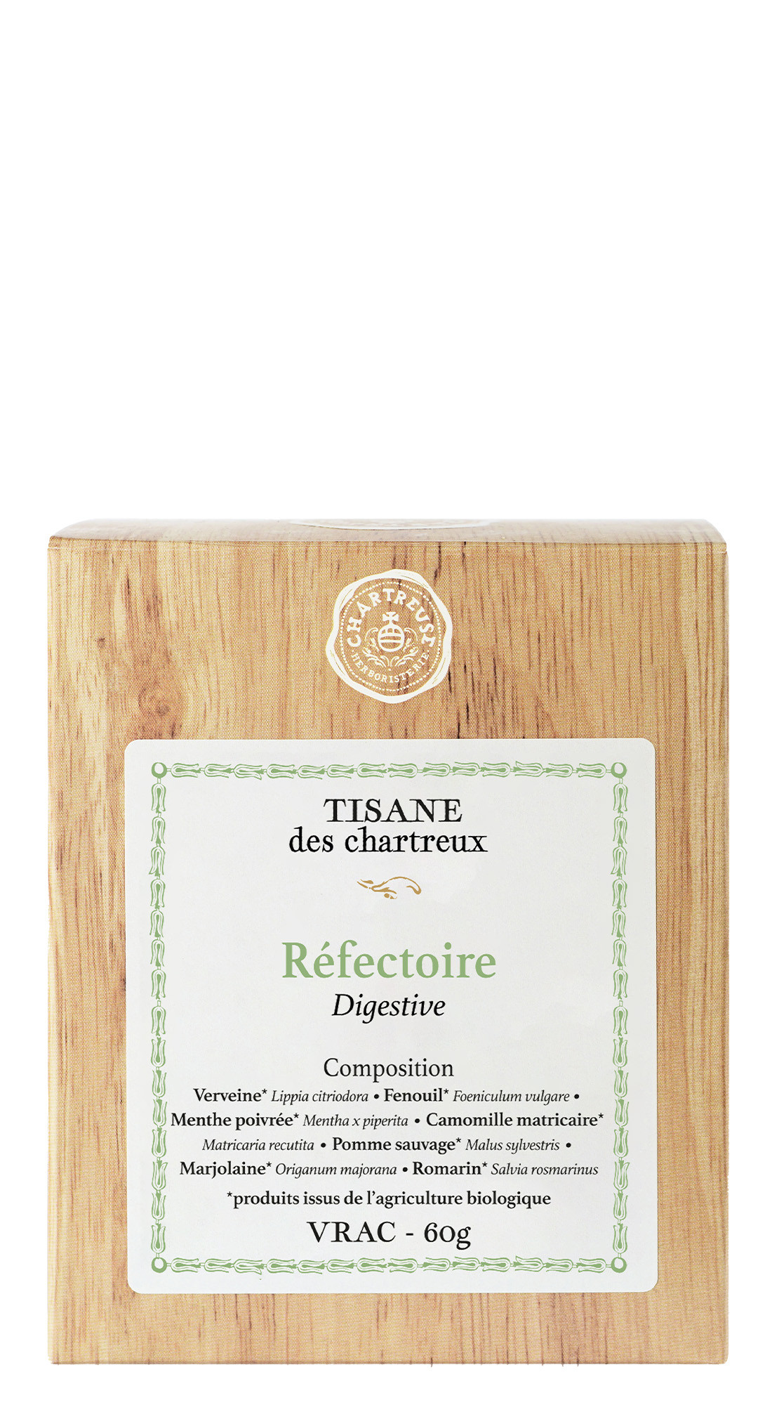 Chartreuse Herbal Infusion R&eacute;fectoire Sfuso 60Gr