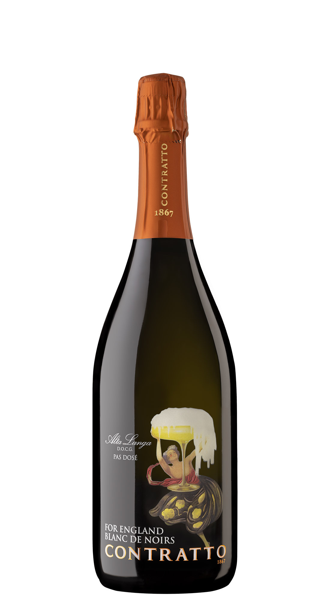 Contratto For England Blanc De Noirs Alta Langa 2021 Pas Dose