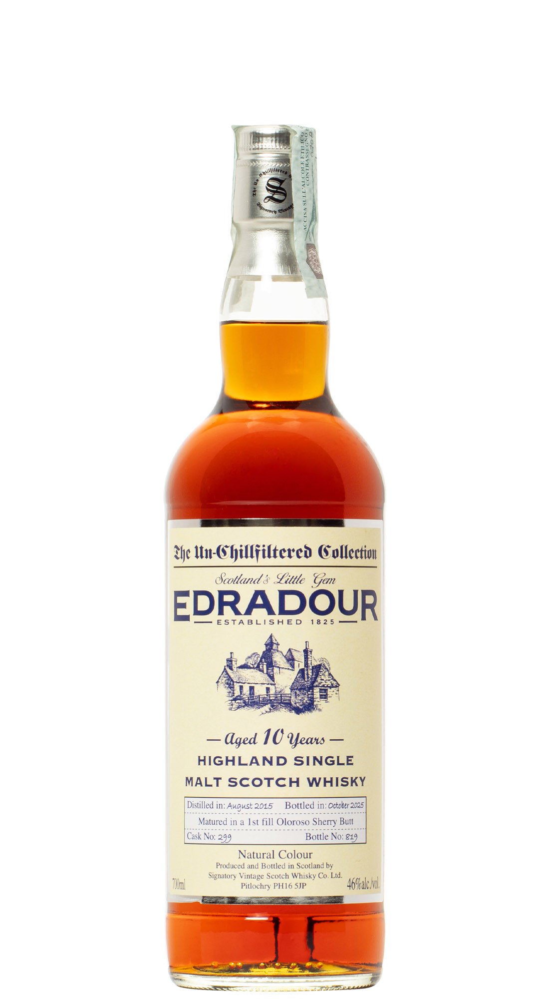 Edradour Unchillfiltered 2015