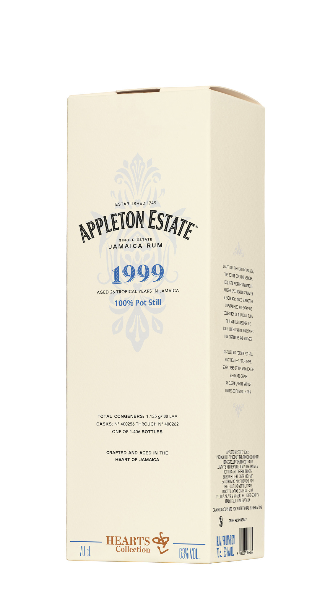 Appleton Estate 1999 26 Y.O. Hearts Collection