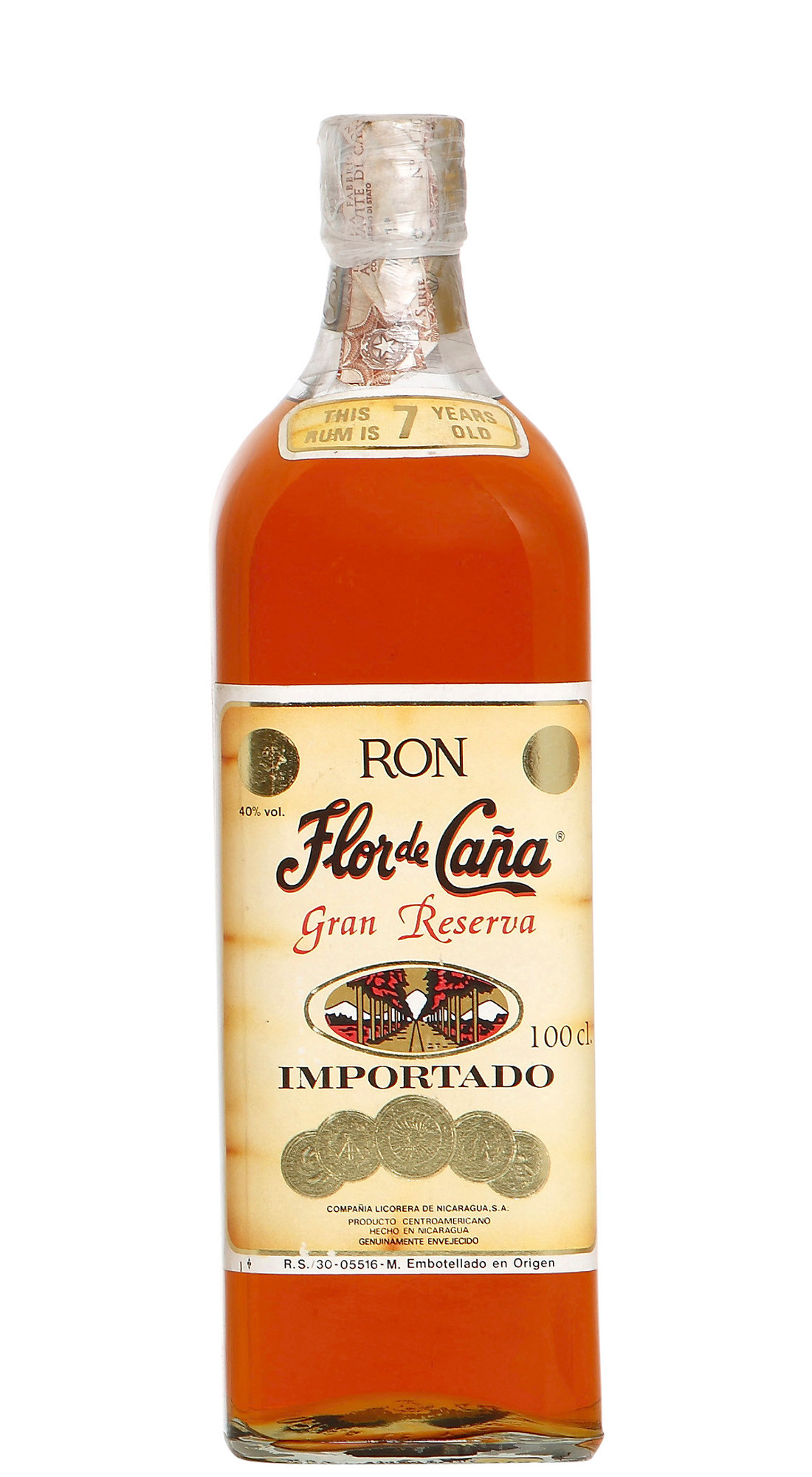 Flor De Cana 7 Y.O. Very Old Label