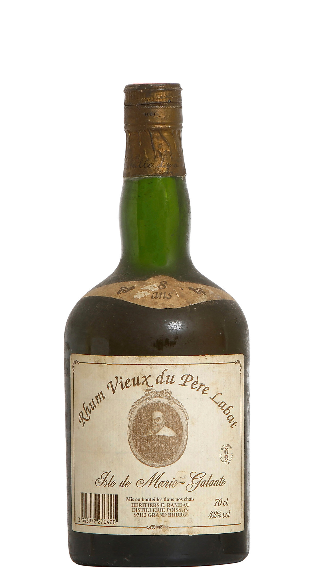 Pere Labat 6 Ans Vieux Poisson Distillerie 1980s