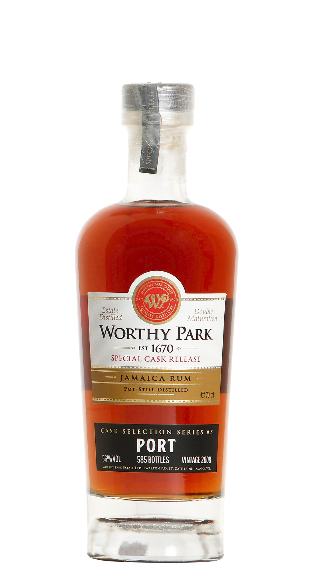 Worthy Park 2008 Port Cask Selection Series No. 5