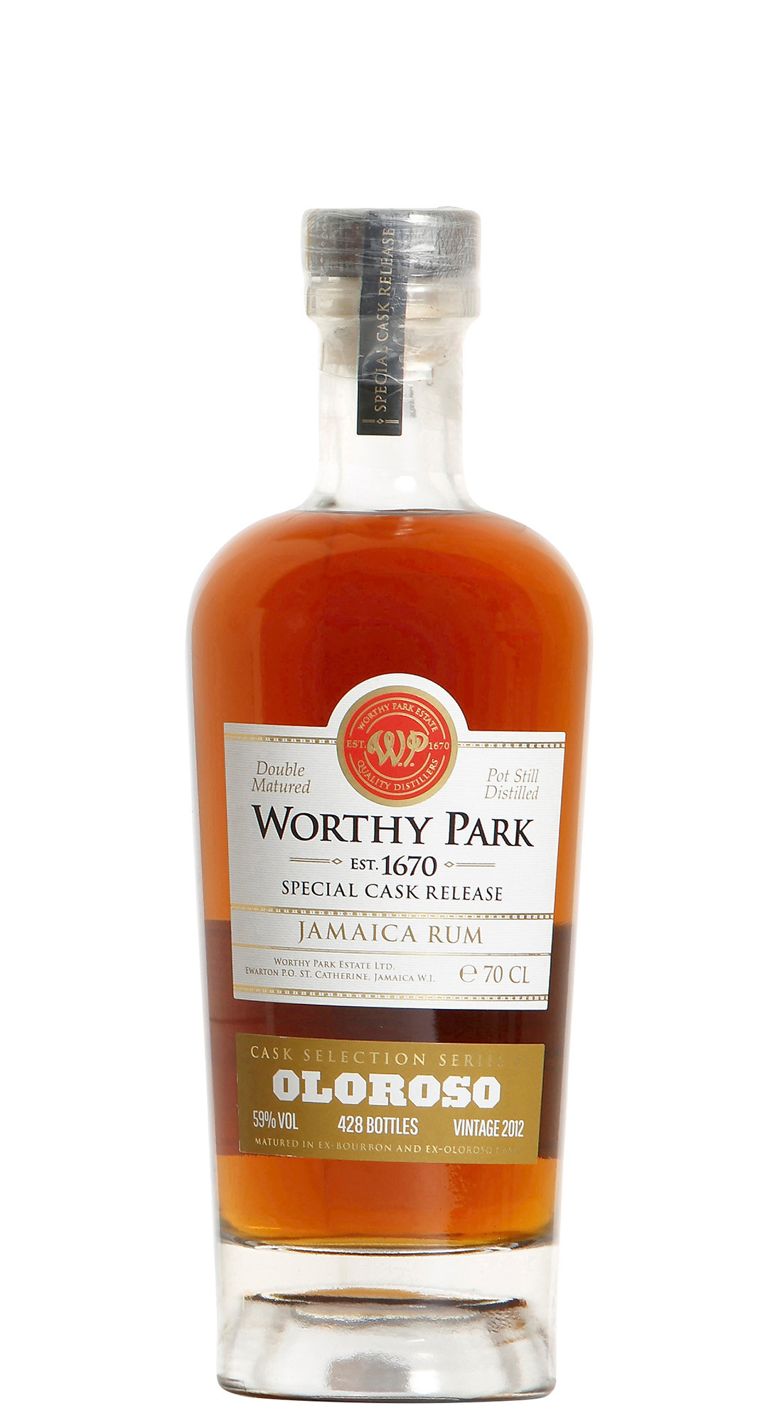 Worthy Park 2012 Oloroso Cask Selection Series No. 2