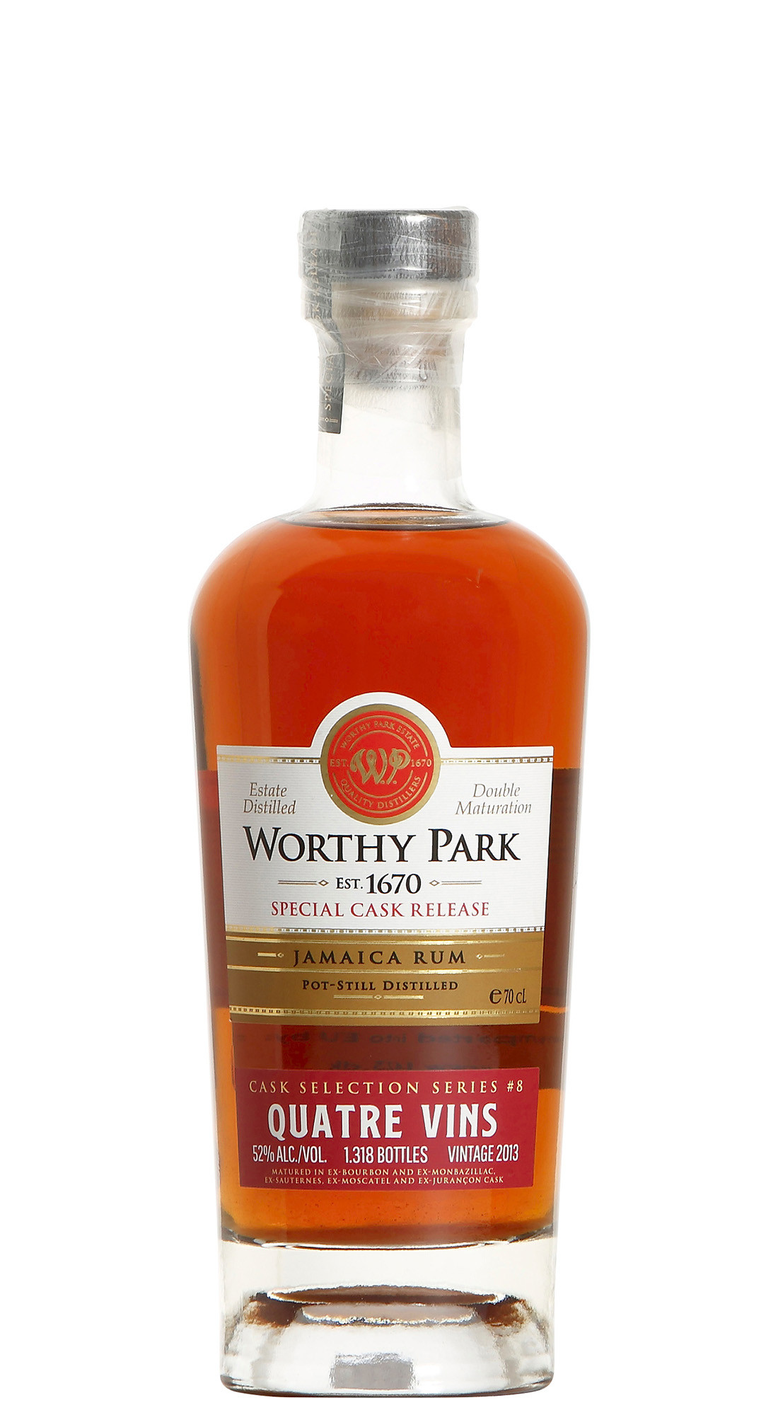 Worthy Park 2013 Quatre Vins Cask Selection Series No. 8