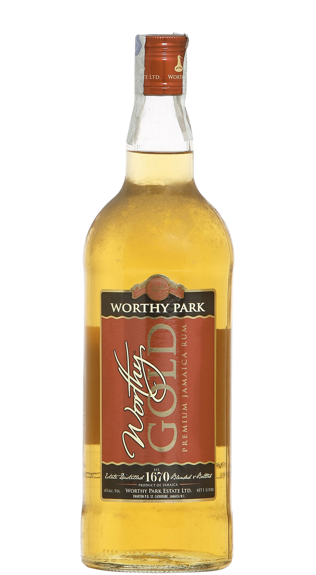 Worthy Park Gold Rum 1L