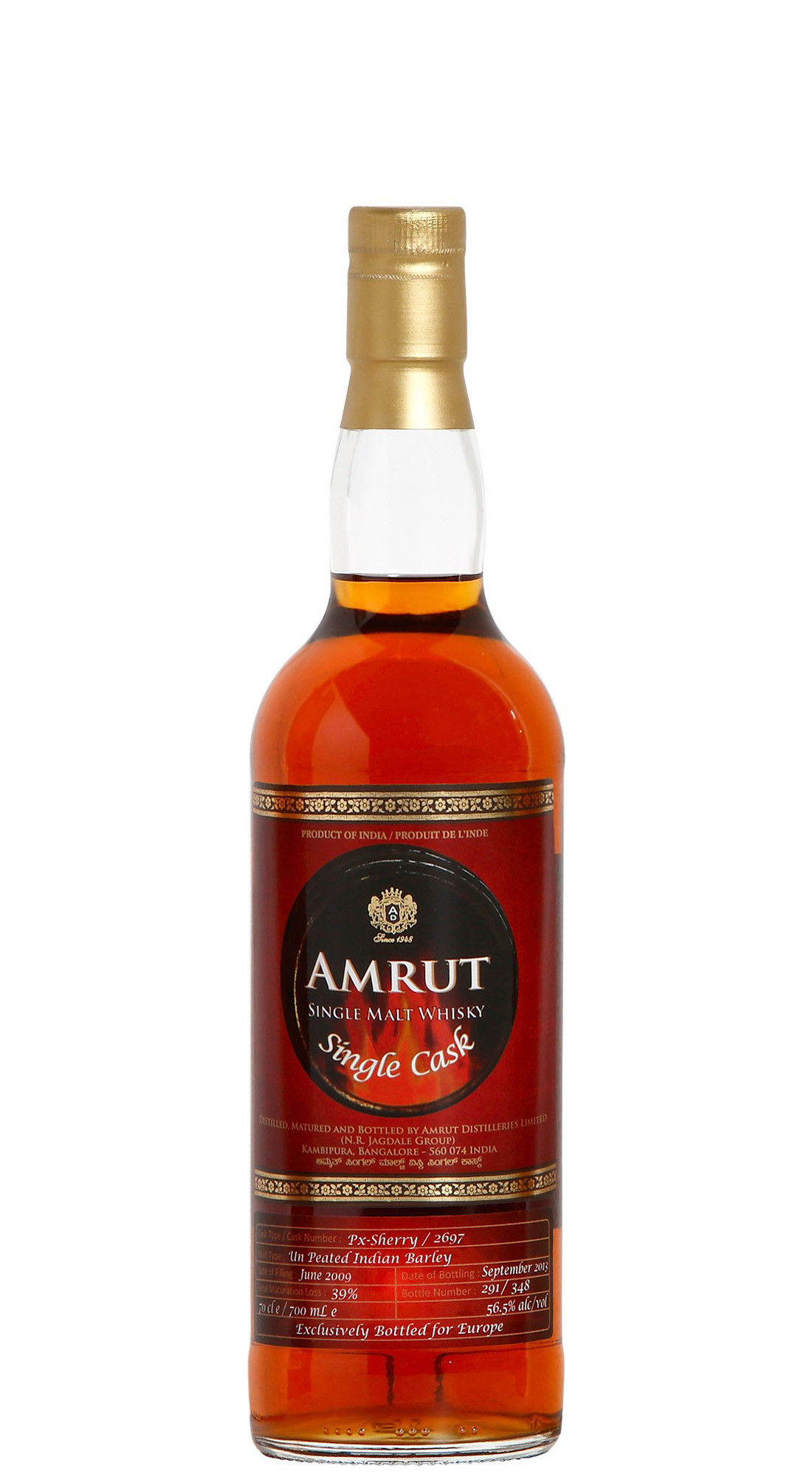 Amrut Single Cask Sherry
