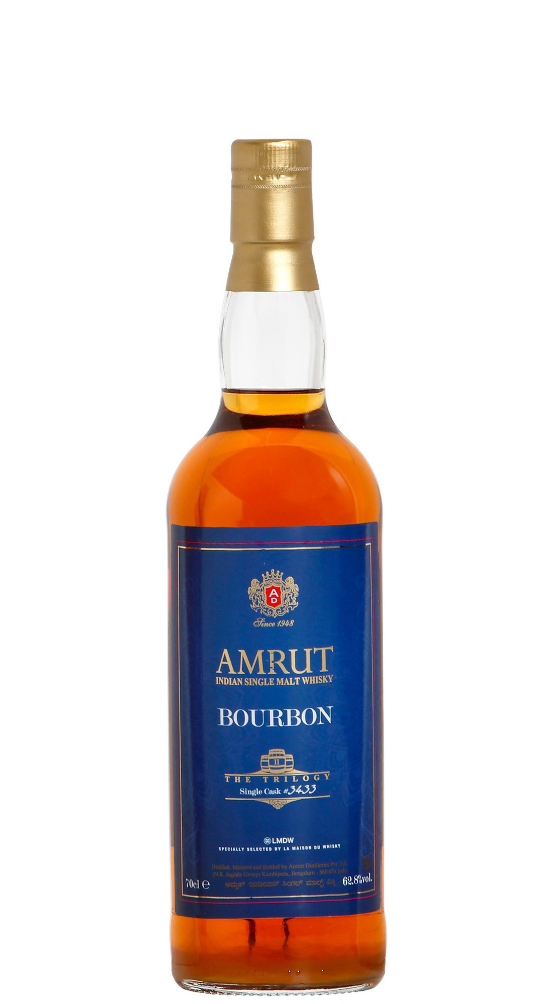 Amrut Bourbon Single Cask Trilogy