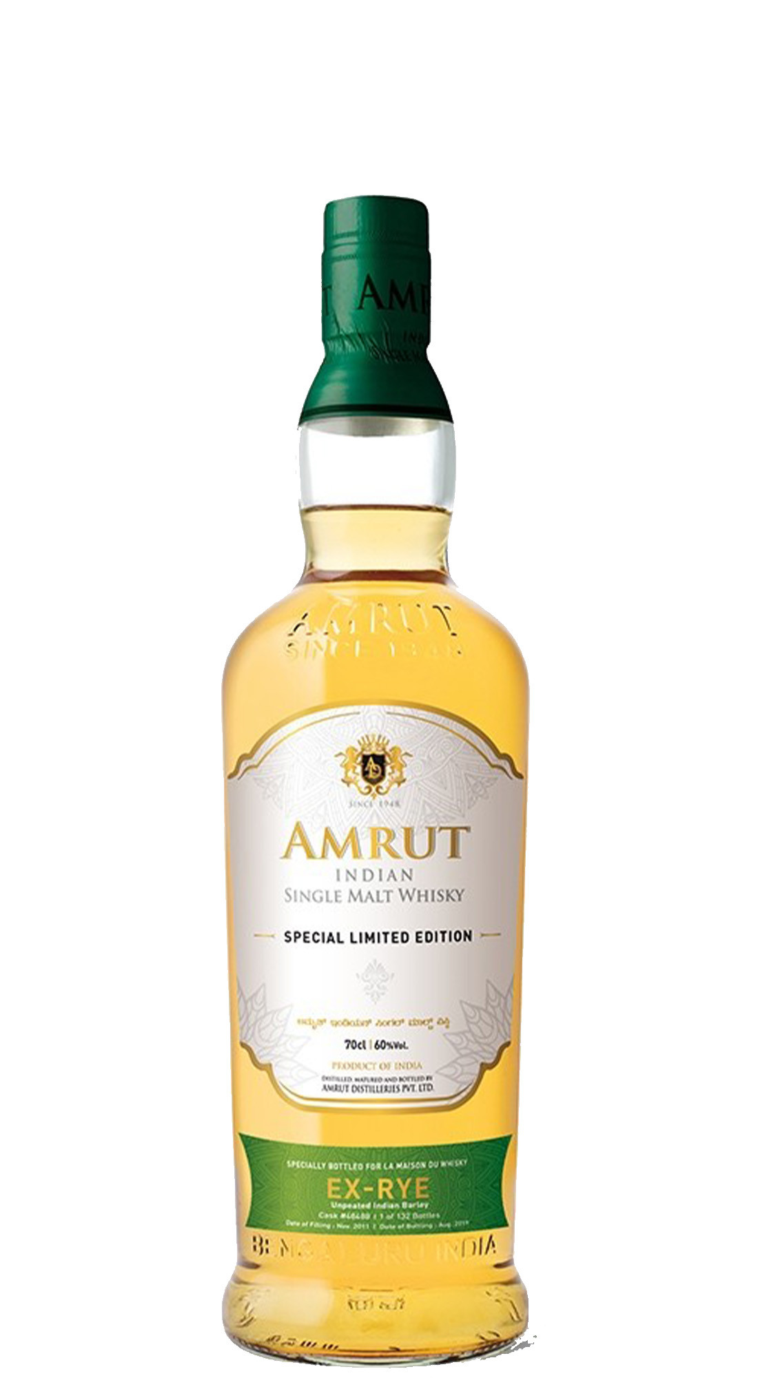 Amrut 7 Y.O. Ex-Rye Single Cask The Little Big Book