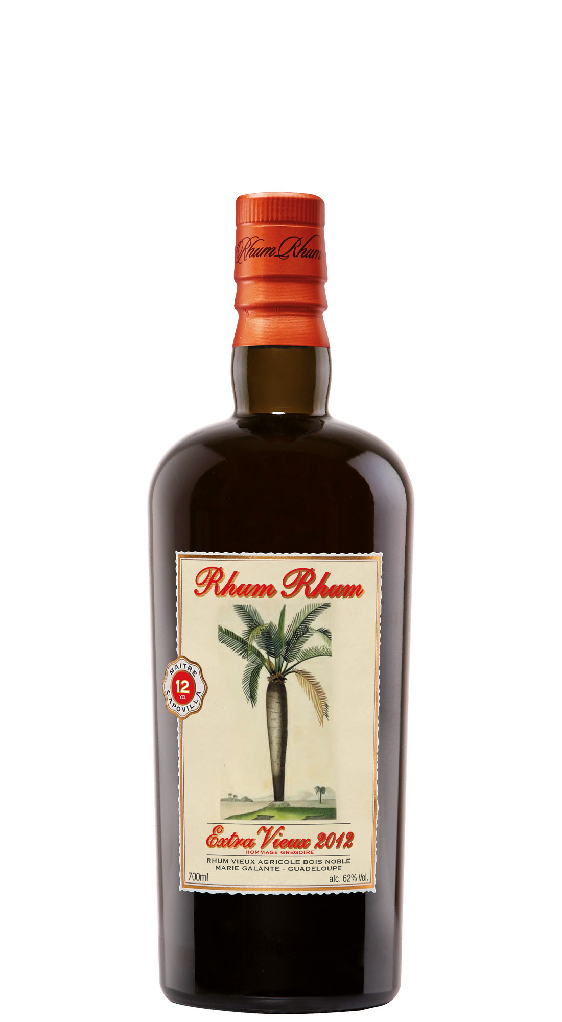 Rhum Rhum Extra Vieux 2012 Hommage Gregoire