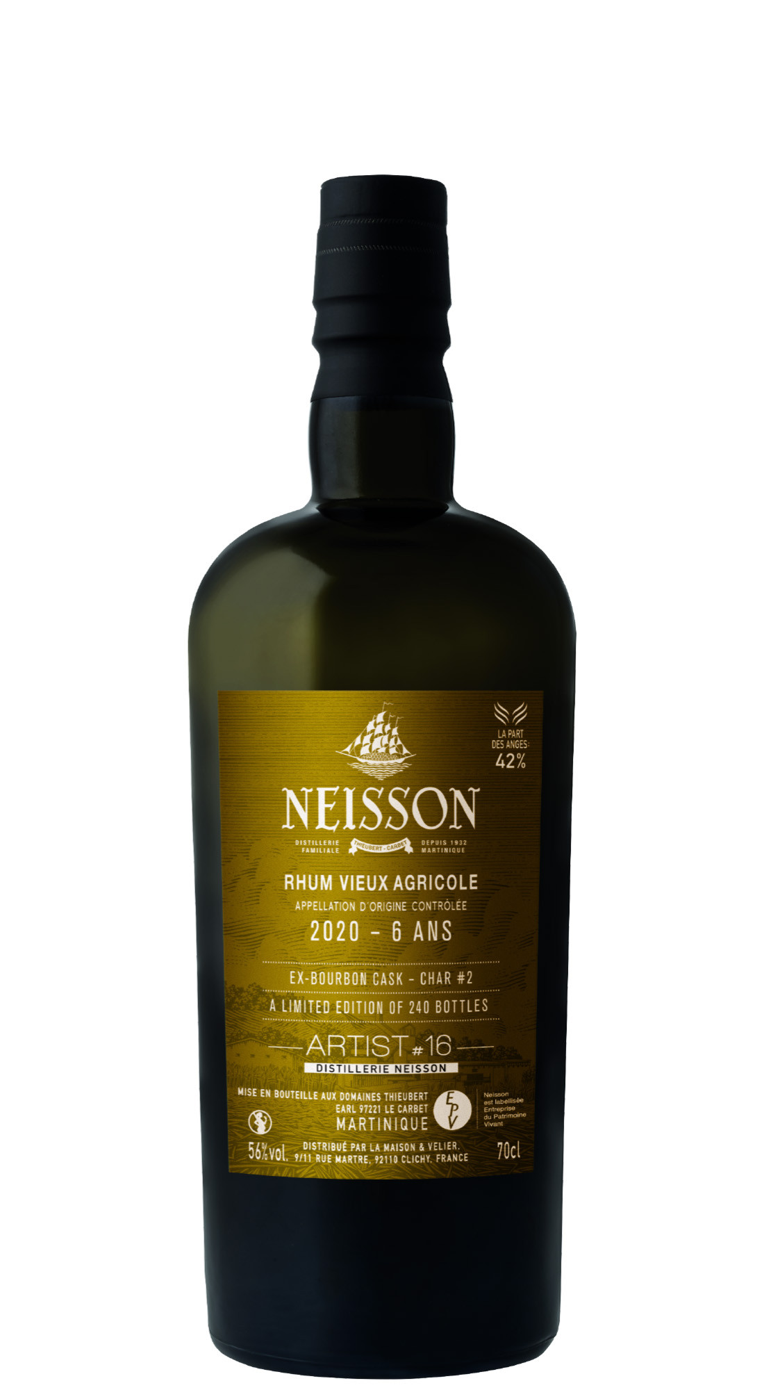 Neisson 2020 6 Y.O. Bourbon Oak Cask Serie Artist No. 16