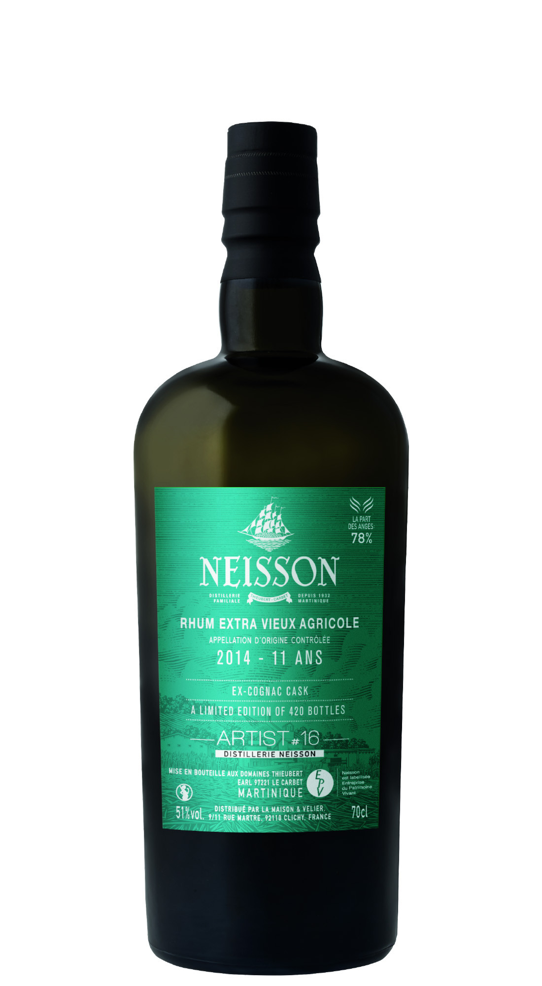 Neisson 2014 11 Y.O. Cognac Cask Serie Artist No. 16