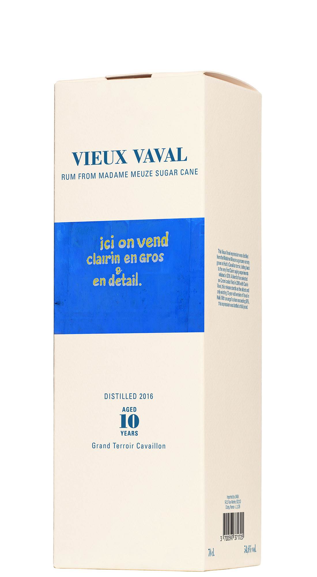 Clairin Vieux Vaval 10 Y.O. 2016 ex-Caroni Cask