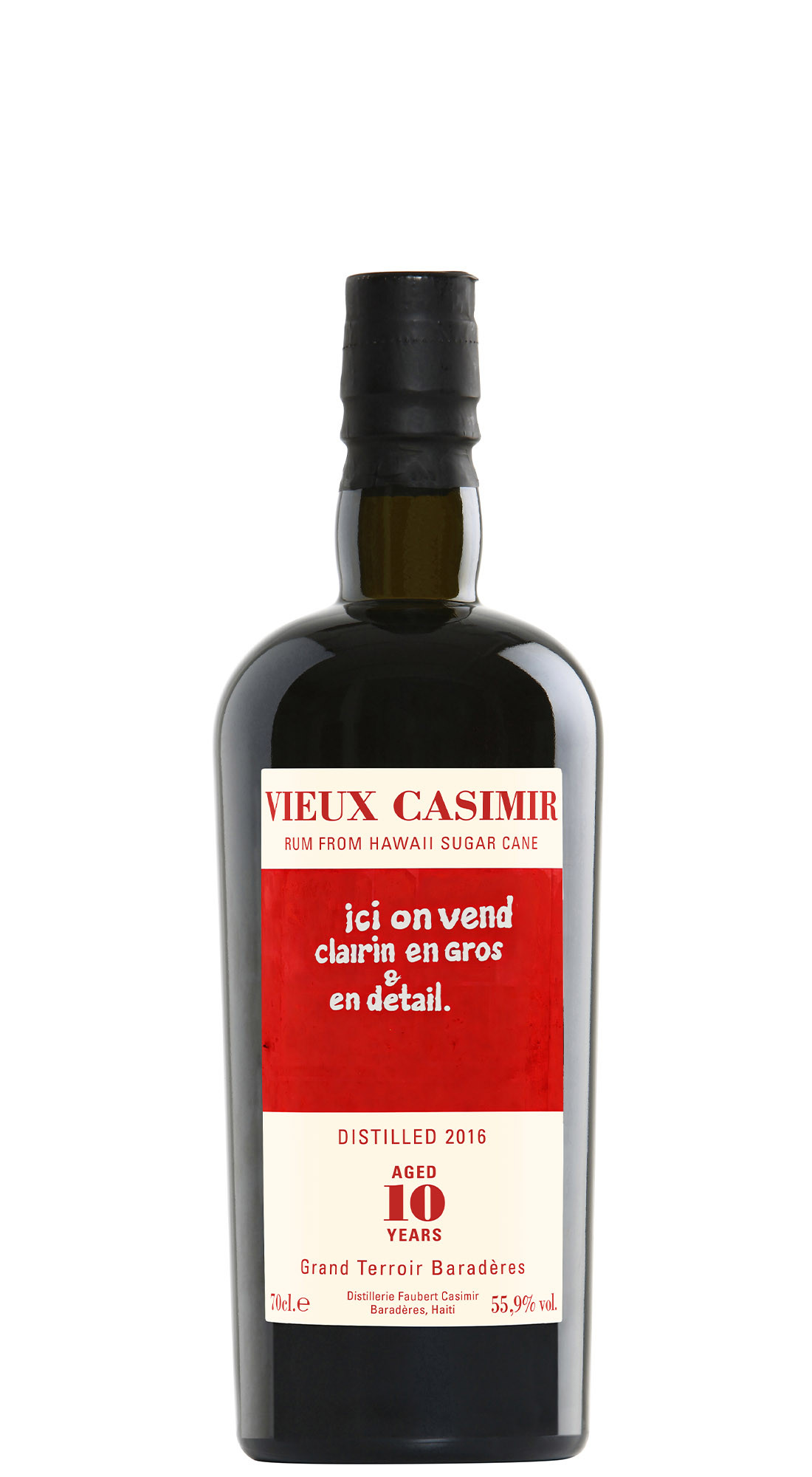 Clairin Vieux Casimir 10 Y.O. 2016 ex-Caroni Cask