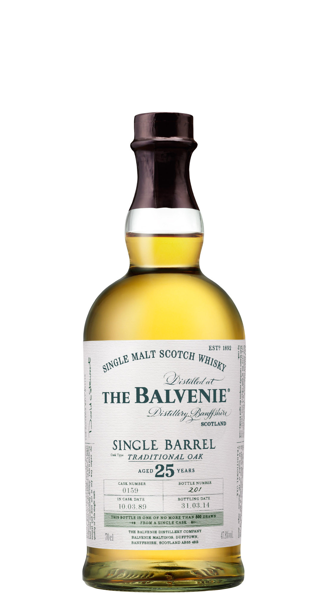 The Balvenie Single Barrel 25 Y.O.
