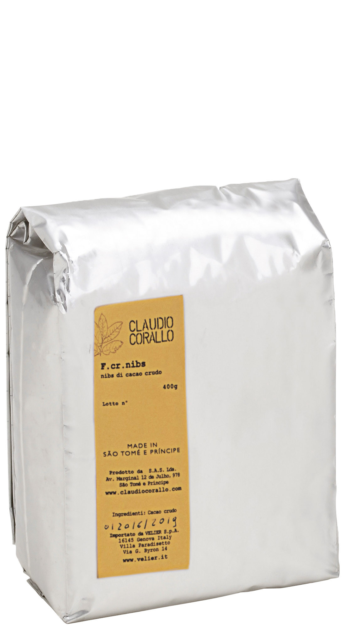 Corallo Nibs Di Cacao Crude 400 Gr