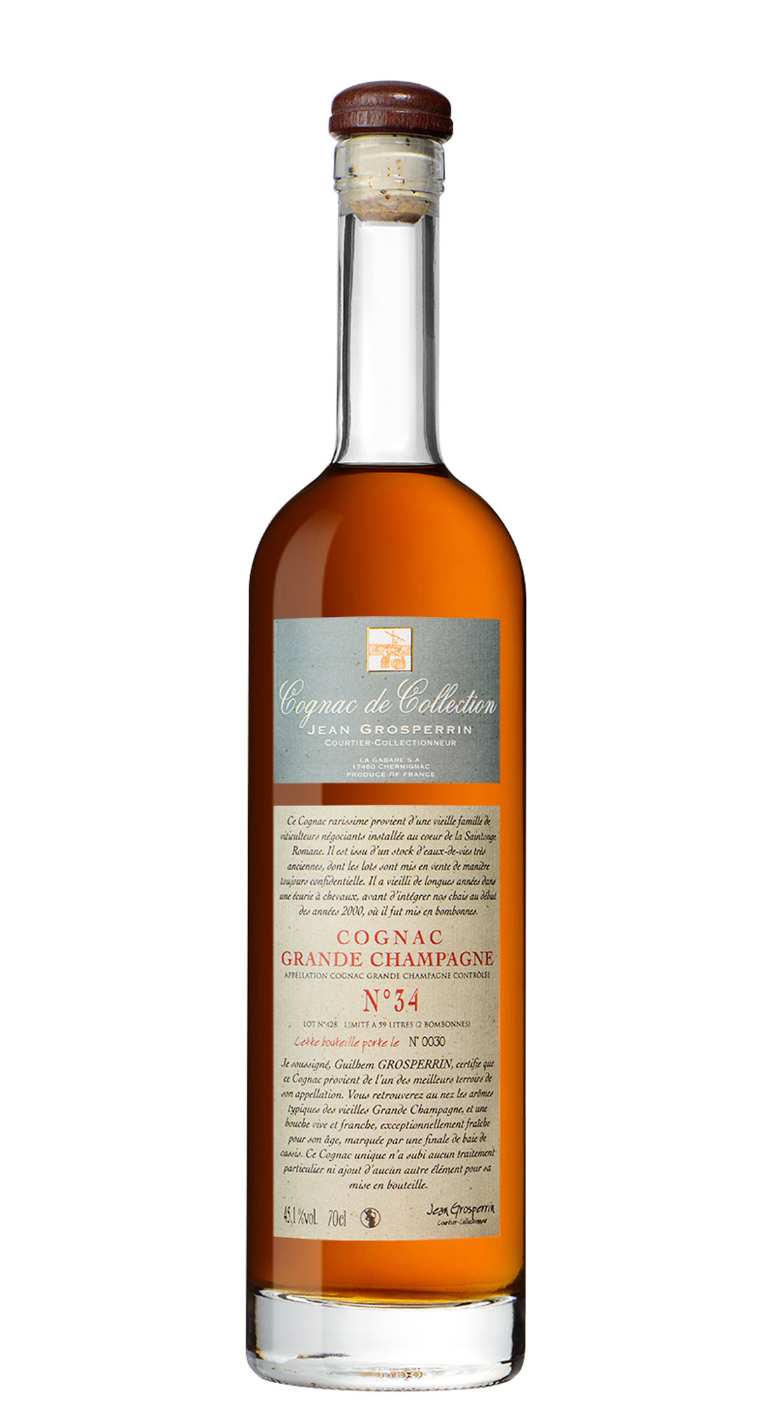 Grosperrin Lot No. 34 Tresor De Grand Champagne