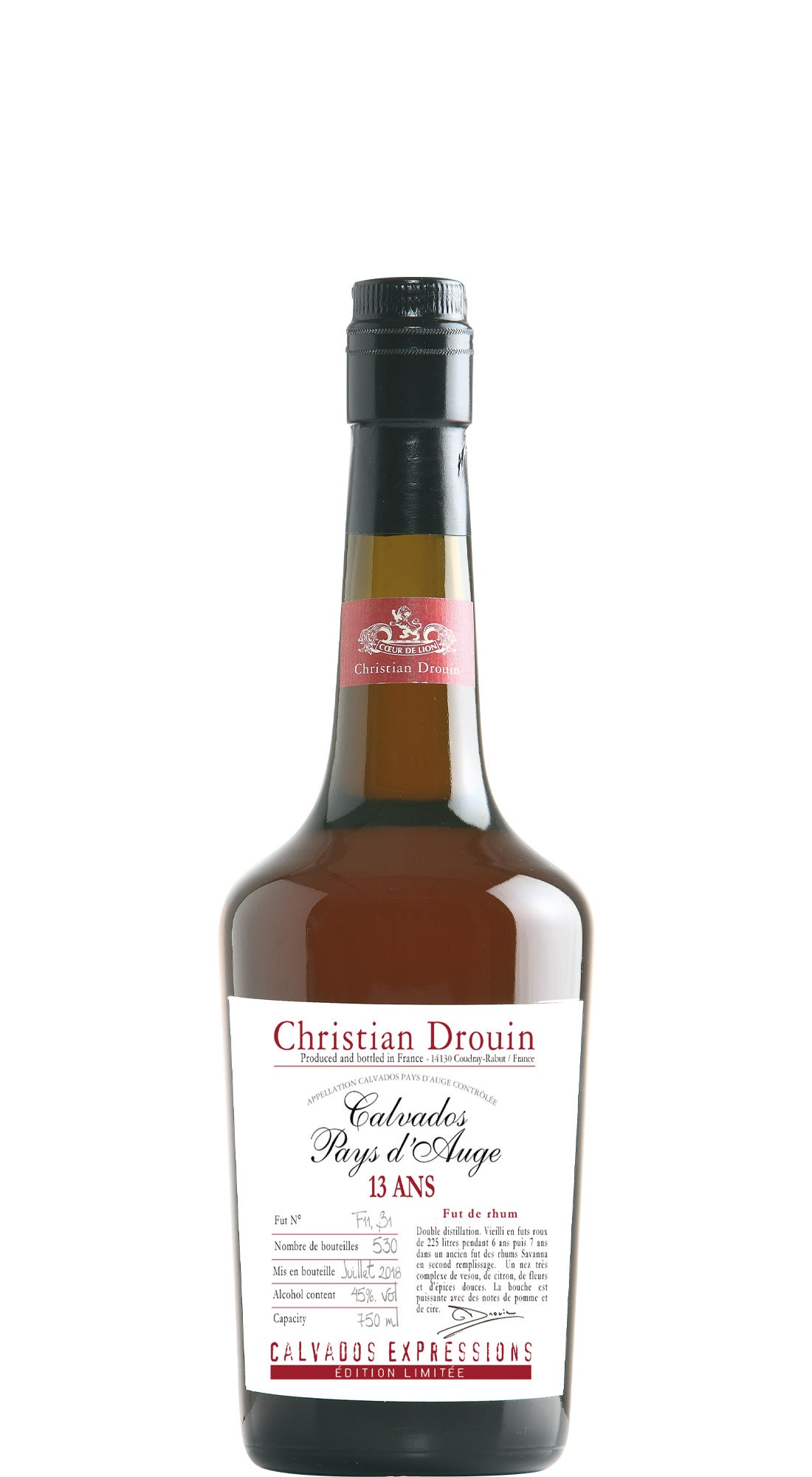 Drouin Expressions 13 Ans Fut De Rhum 2018