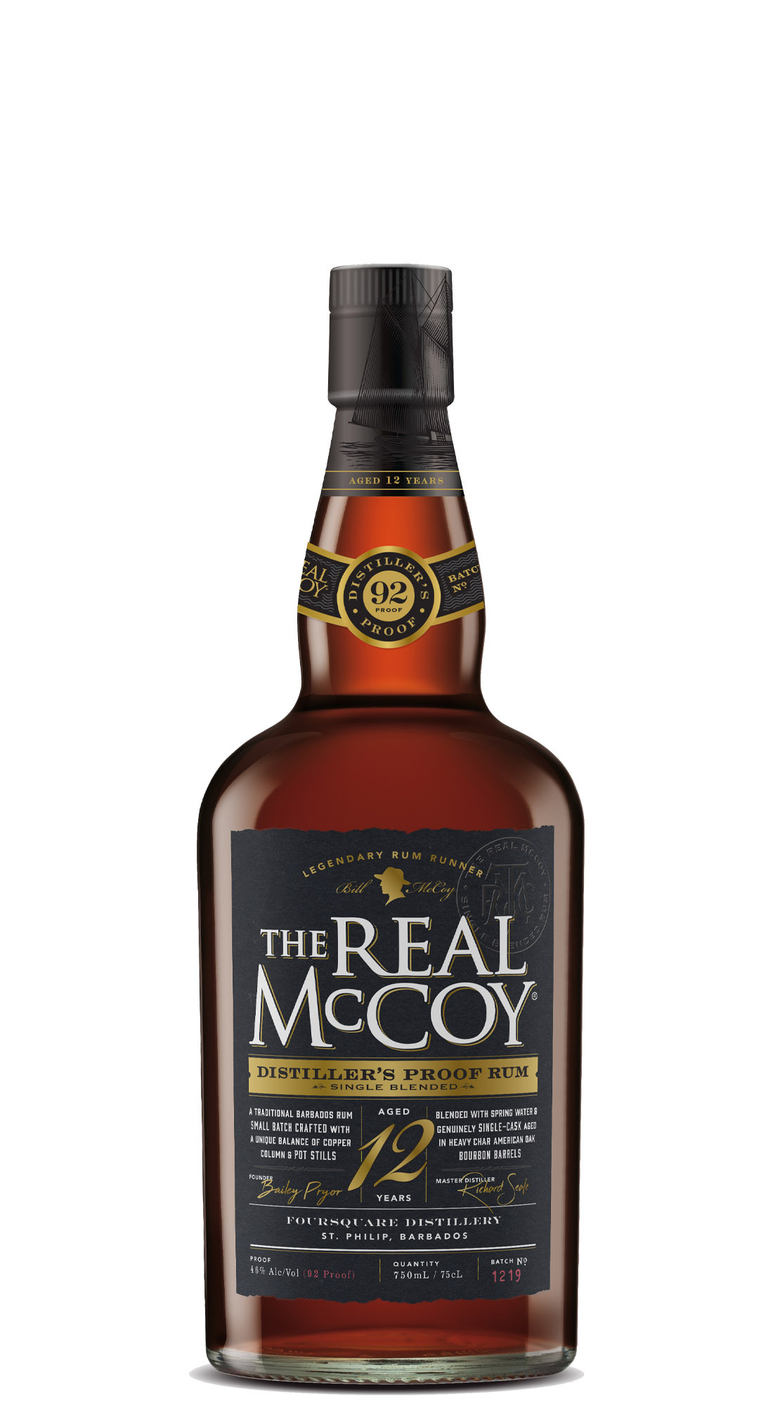 The Real Mccoy 12 Y.O. Distiller's Proof