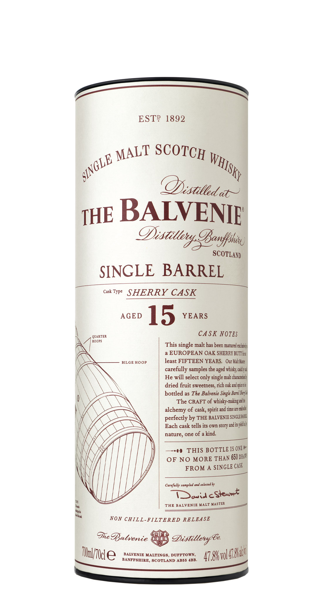 The Balvenie Single Barrel 15 Y.O.