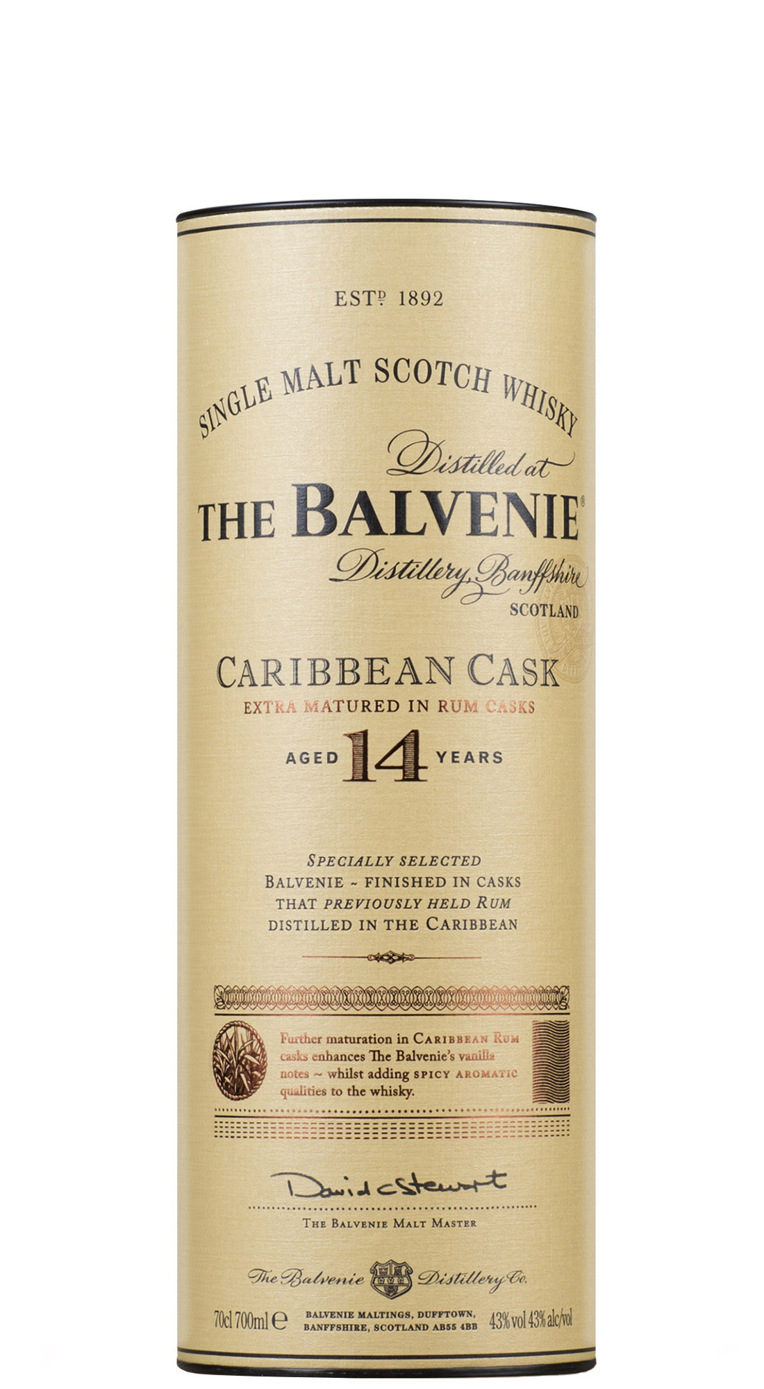 The Balvenie Carribean Cask 14 Y.O.