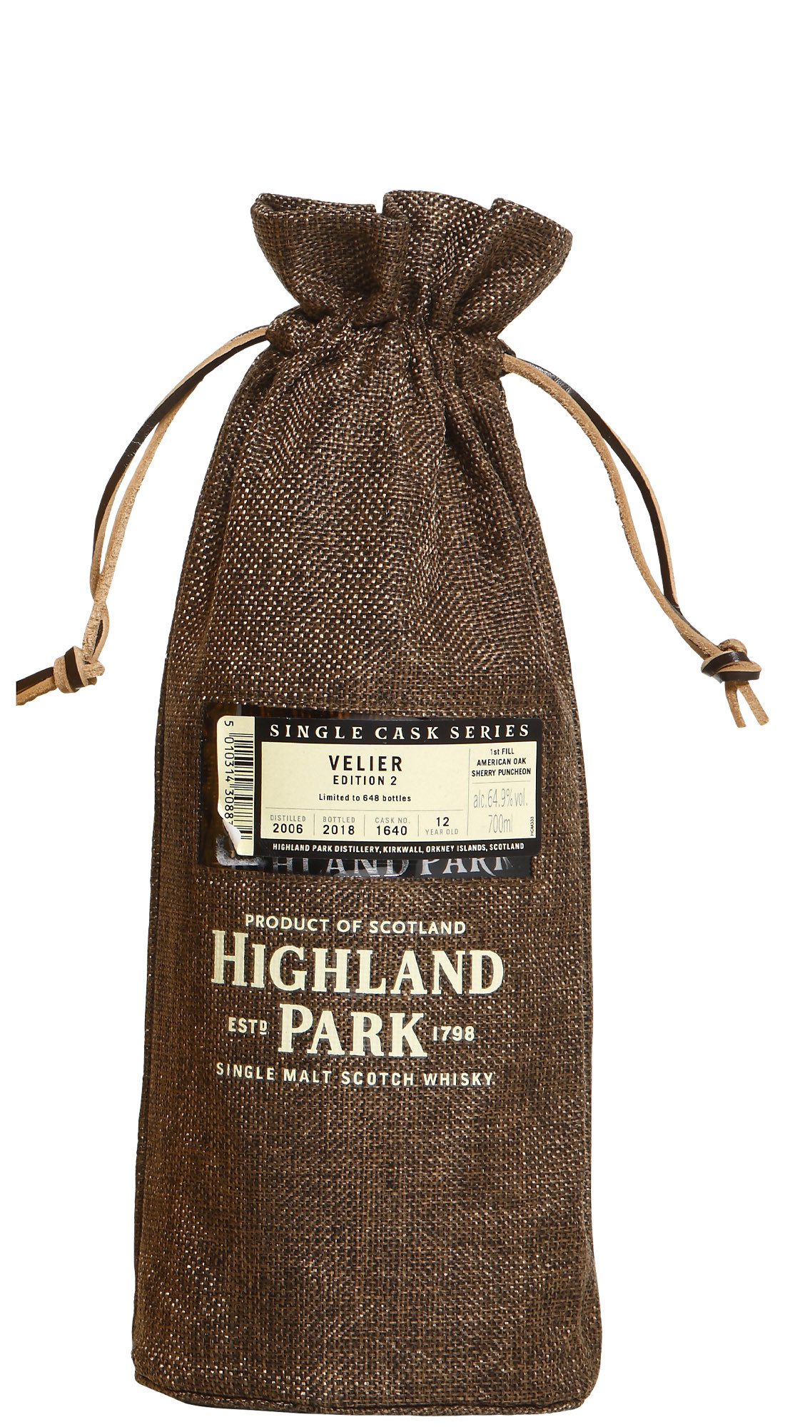 Highland Park Velier Single Cask No. 2