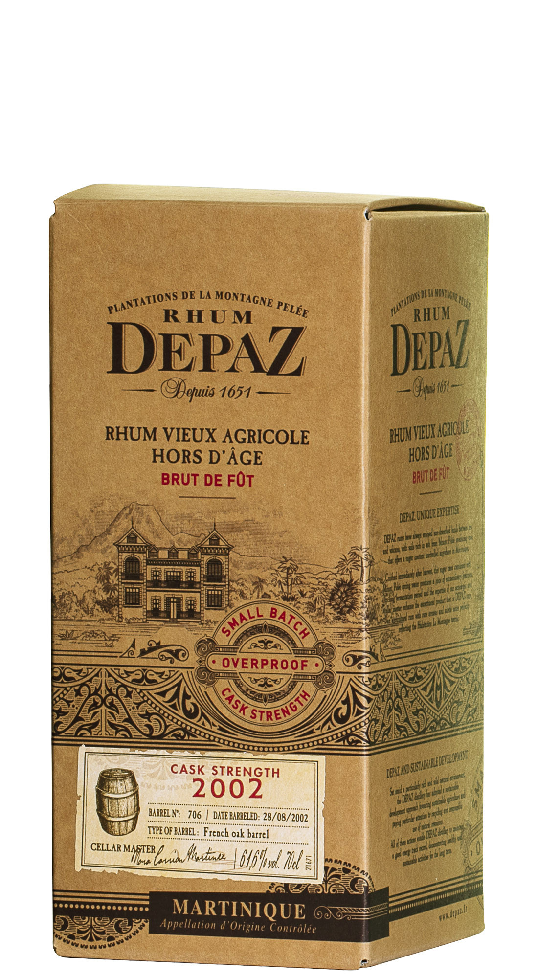 Depaz Cask Strength 2002