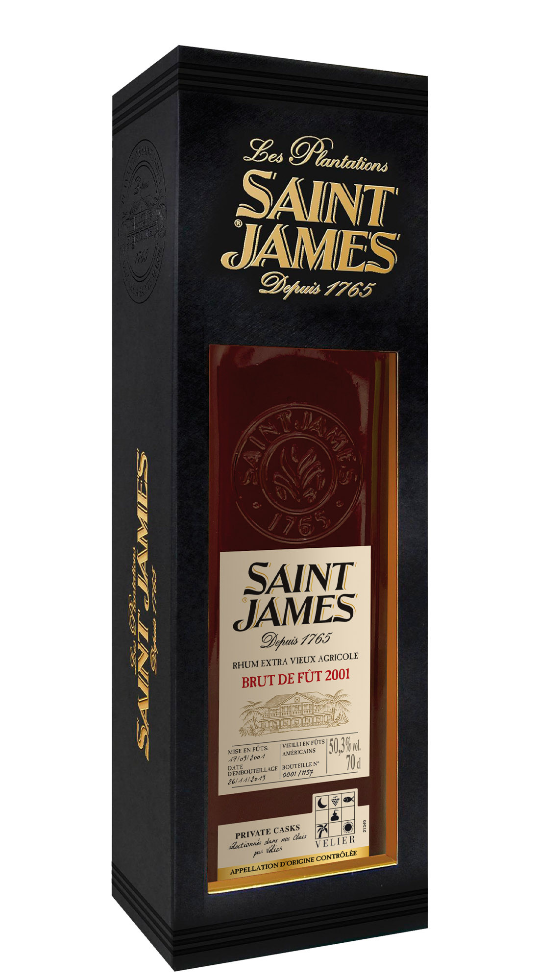 Saint James 2001 17 Ans Brut De Fut