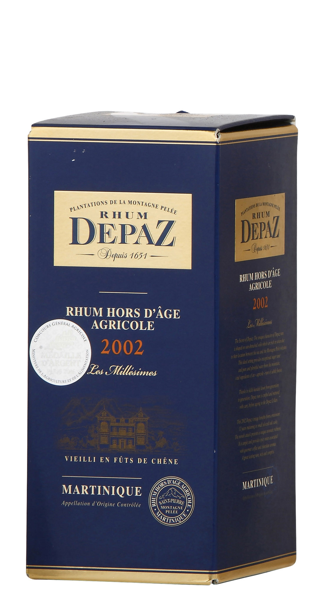 Depaz 2002 Hors D'Age 11 Y.O.
