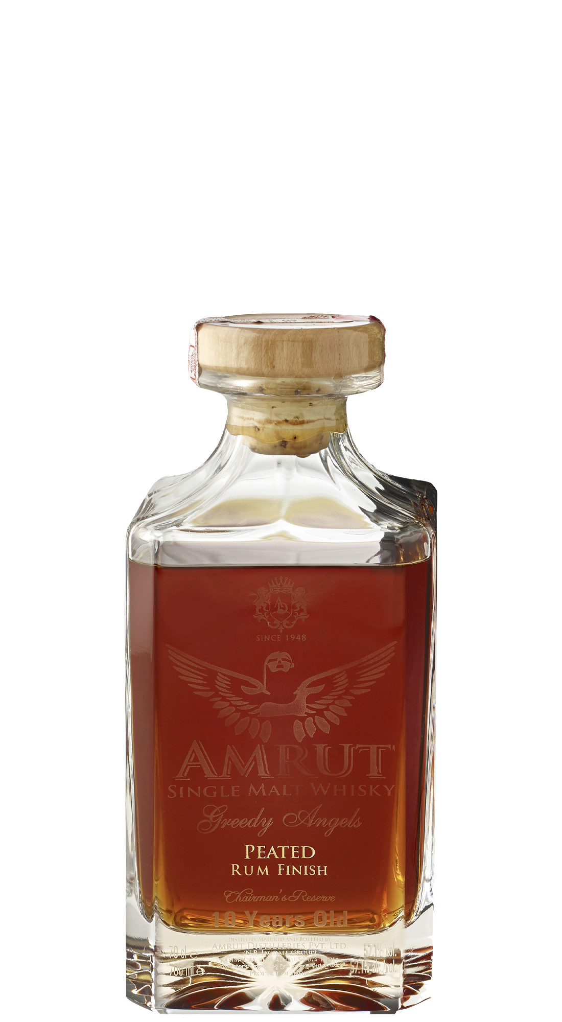 Amrut Greedy Angels 10 YO Peated Rum Finish