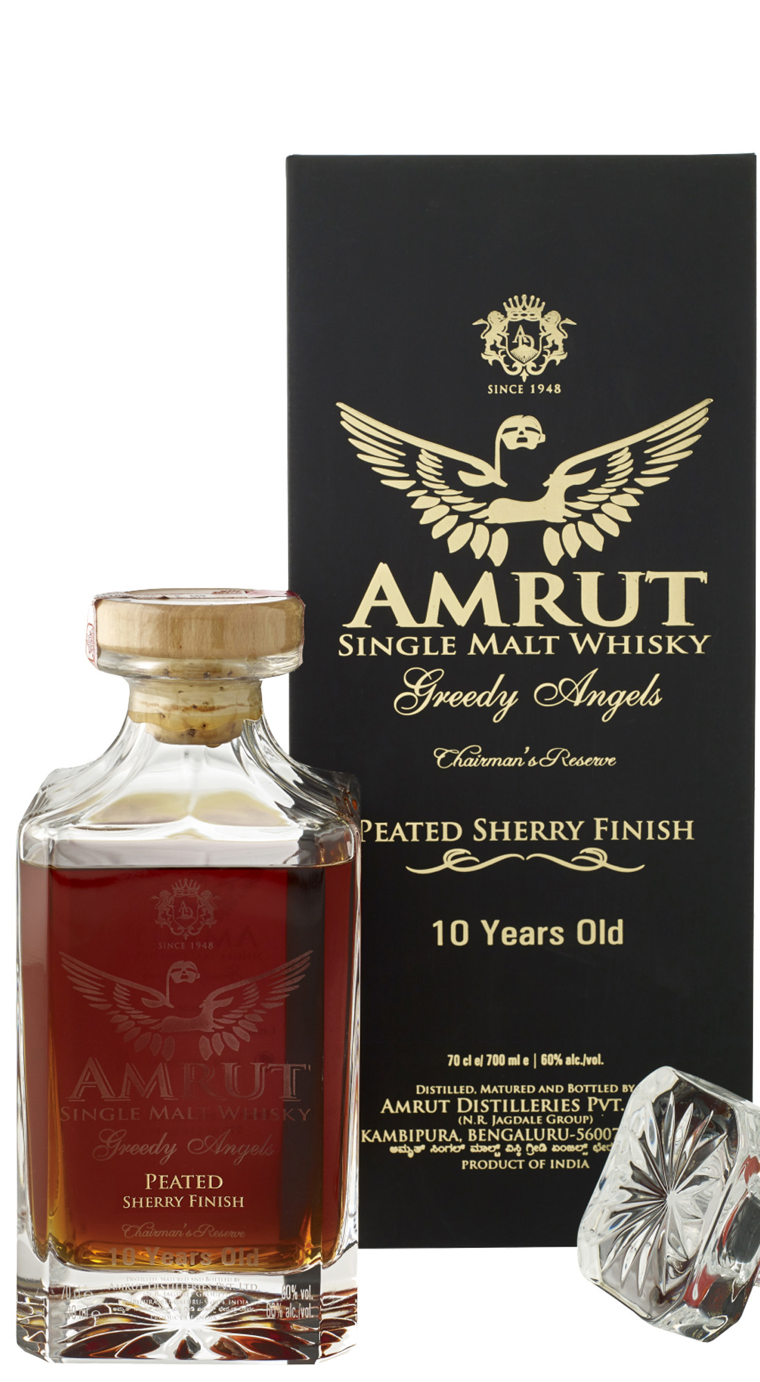 Amrut Greedy Angels 10 YO Peated Sherry Finish