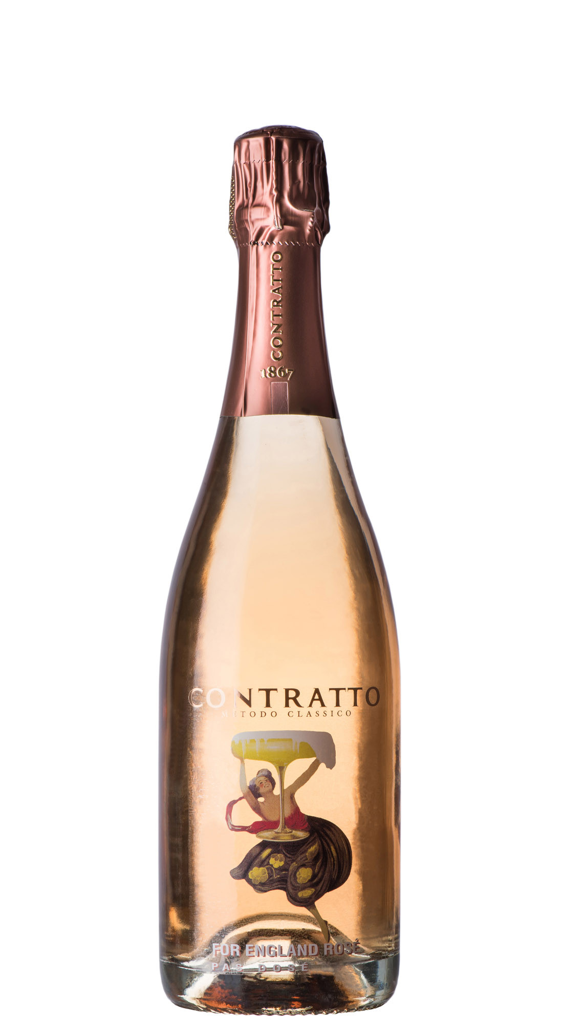 Contratto Alta Langa DOCG For England Rosé Pas Dosé 2016