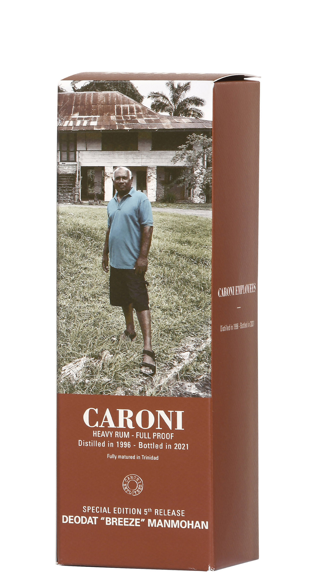 Caroni Employees 5th Release 25 Y.O. 1996 Full Proof - "Breeze" Manmohan