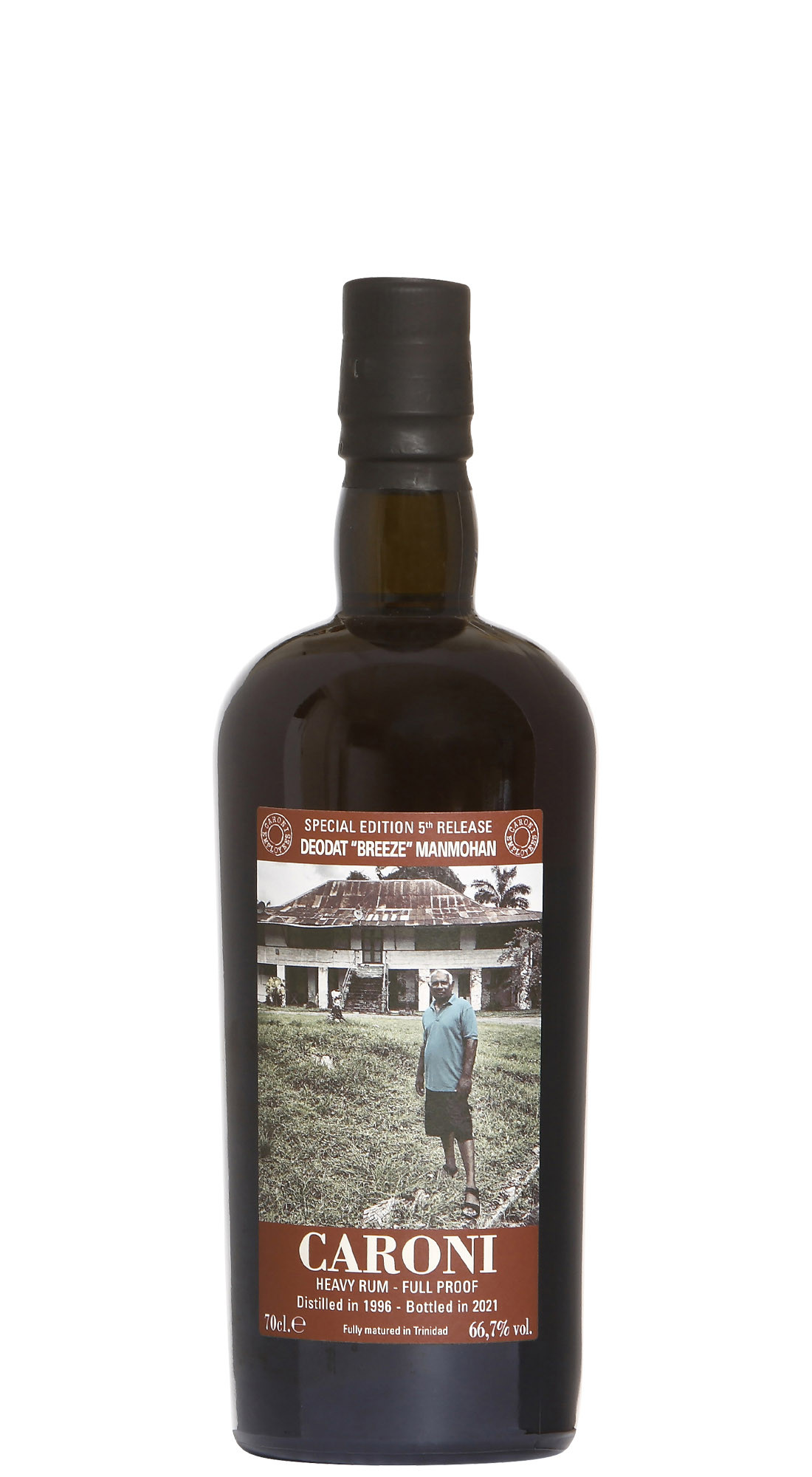 Caroni Employees 5th Release 25 Y.O. 1996 Full Proof - "Breeze" Manmohan