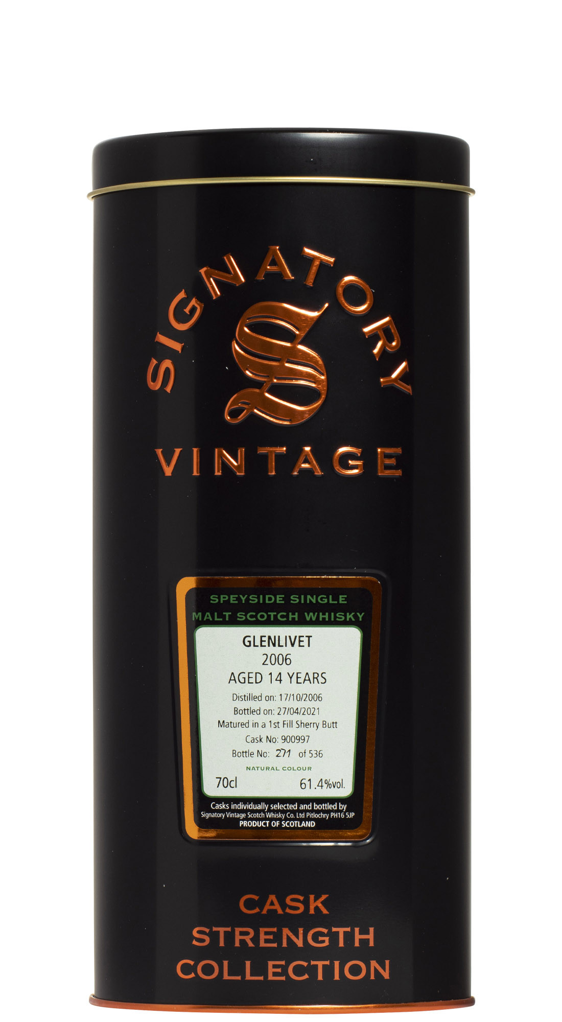 Signatory Glenlivet 2006 14 Years Old