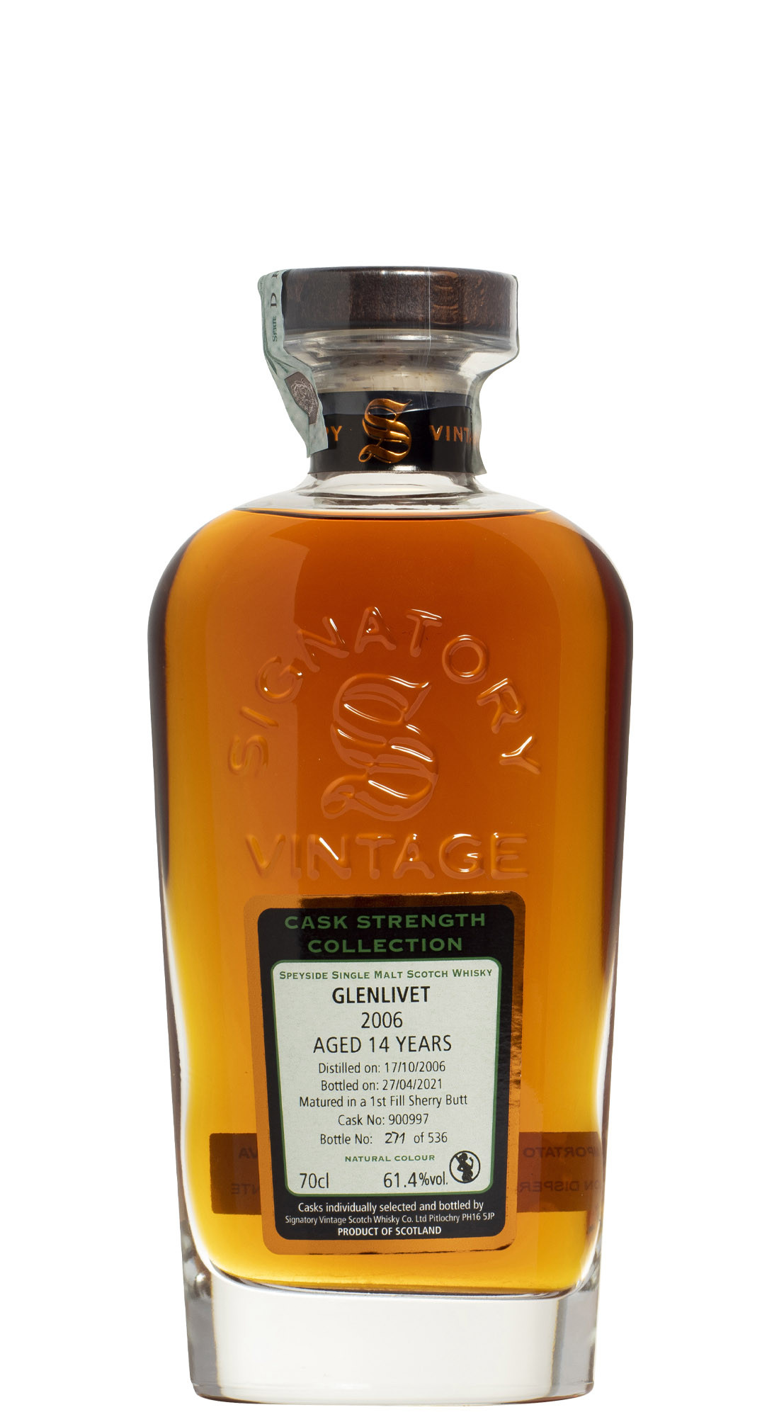 Signatory Glenlivet 2006 14 Y.O.
