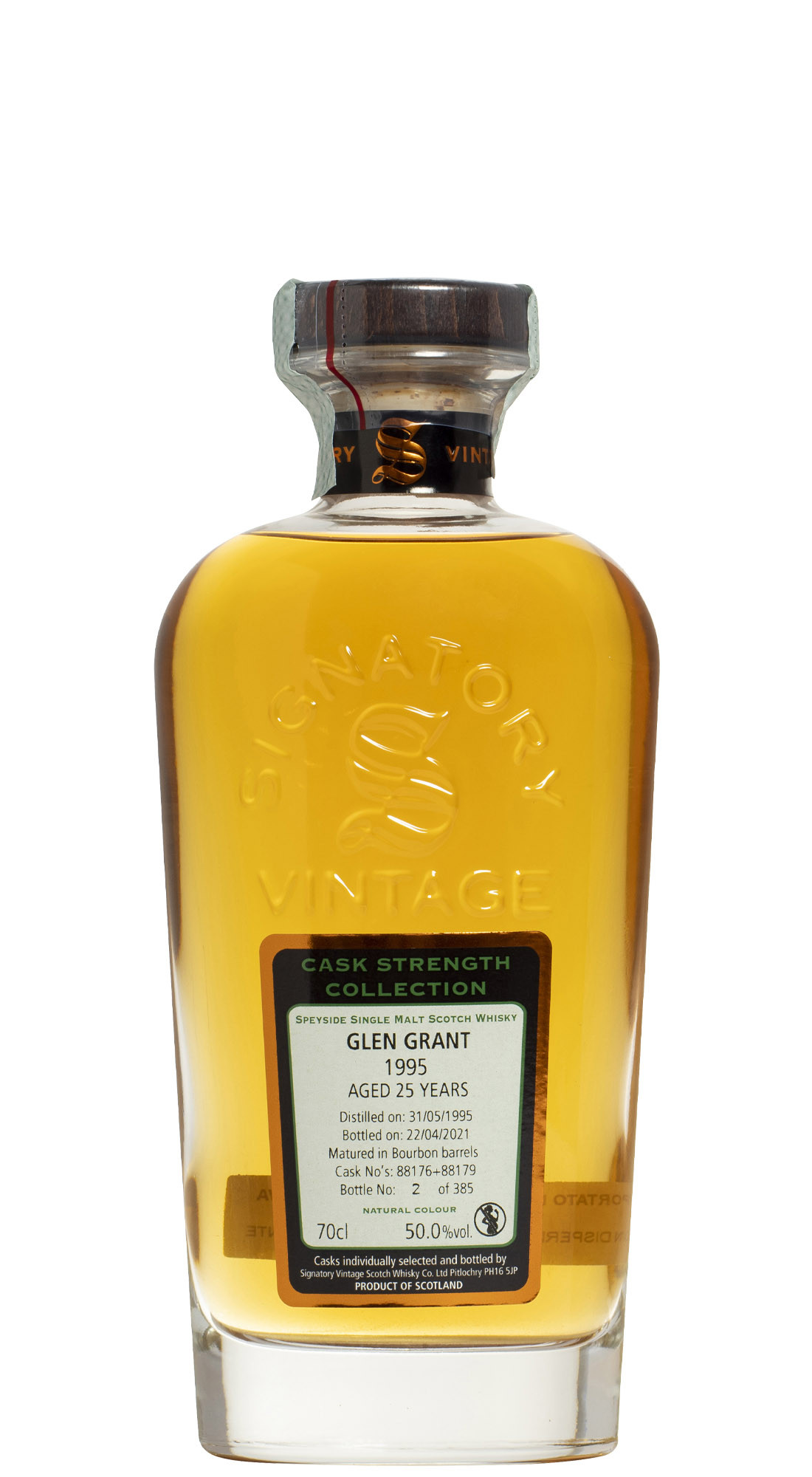 Signatory Glen Grant 1995 25 Years Old Cask Strength