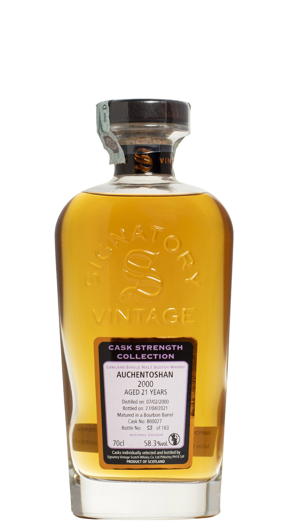 Signatory Auchentoshan 2000 21 Years Old