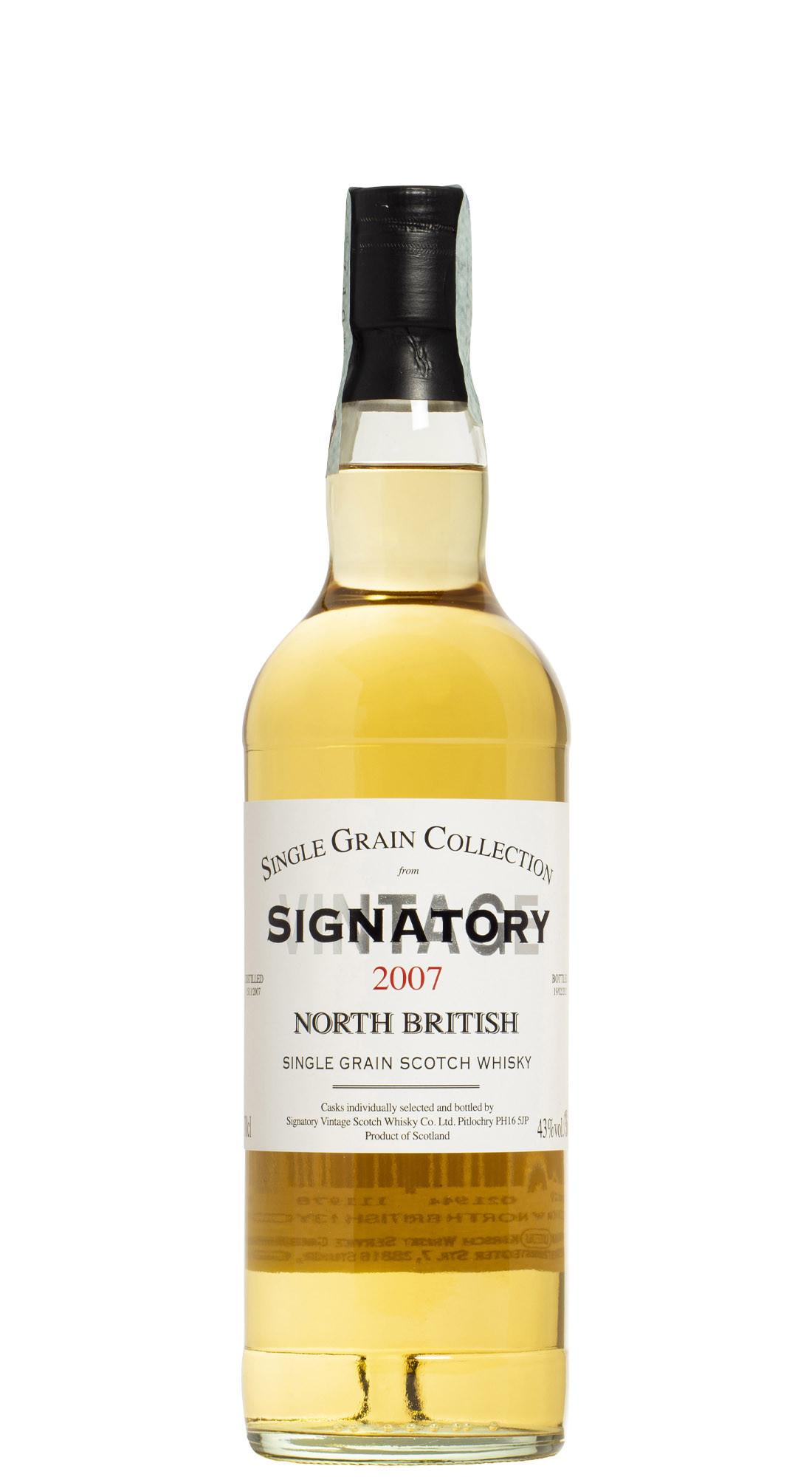 Signatory North British 2007 13 Y.O. Single Grain