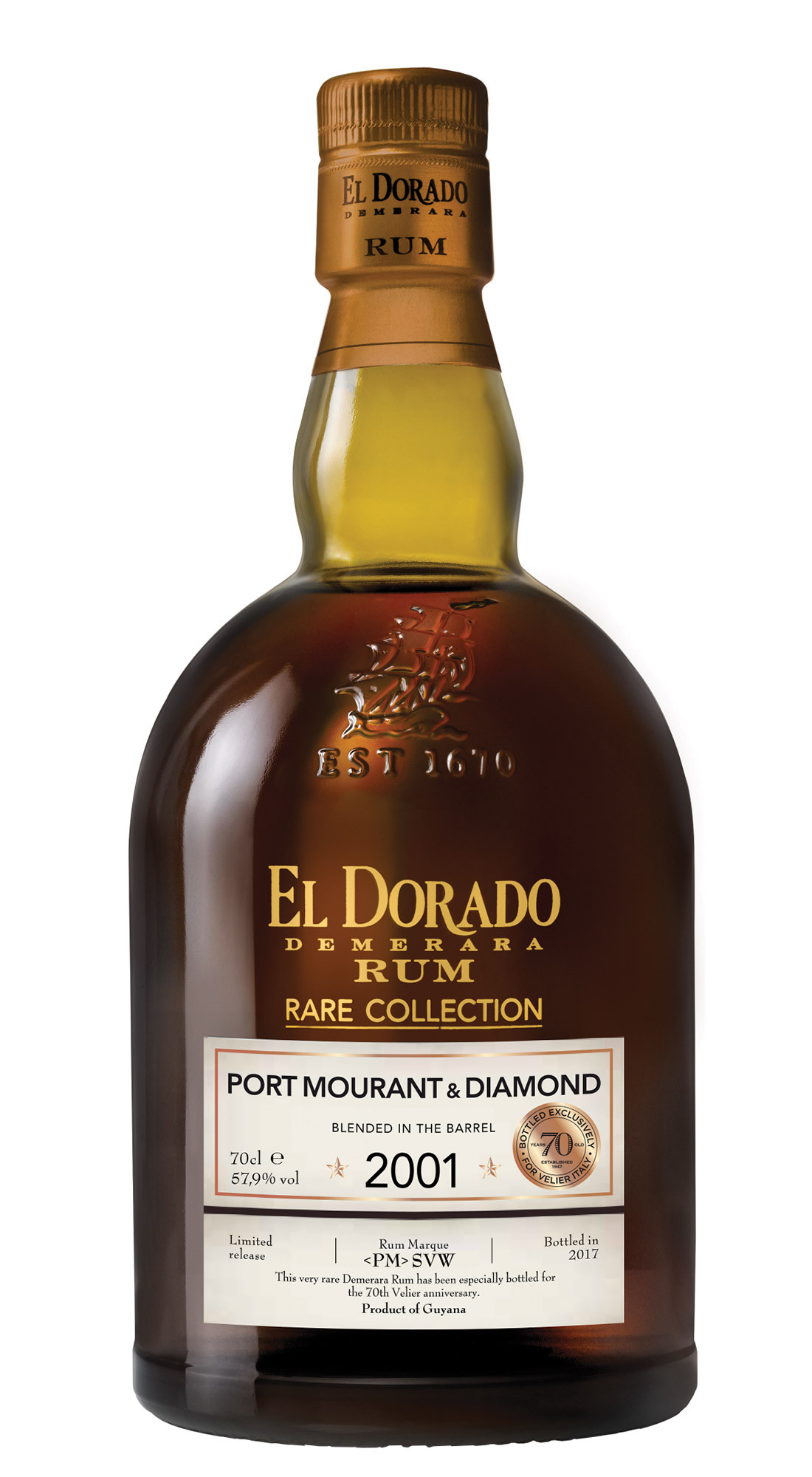 EL DORADO RARE COLLECTION PORT MOURANT & DIAMOND 2001