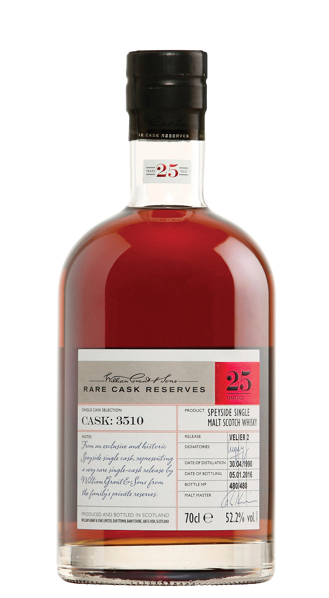WG&S VELIER 2 25 YO CASK 3510