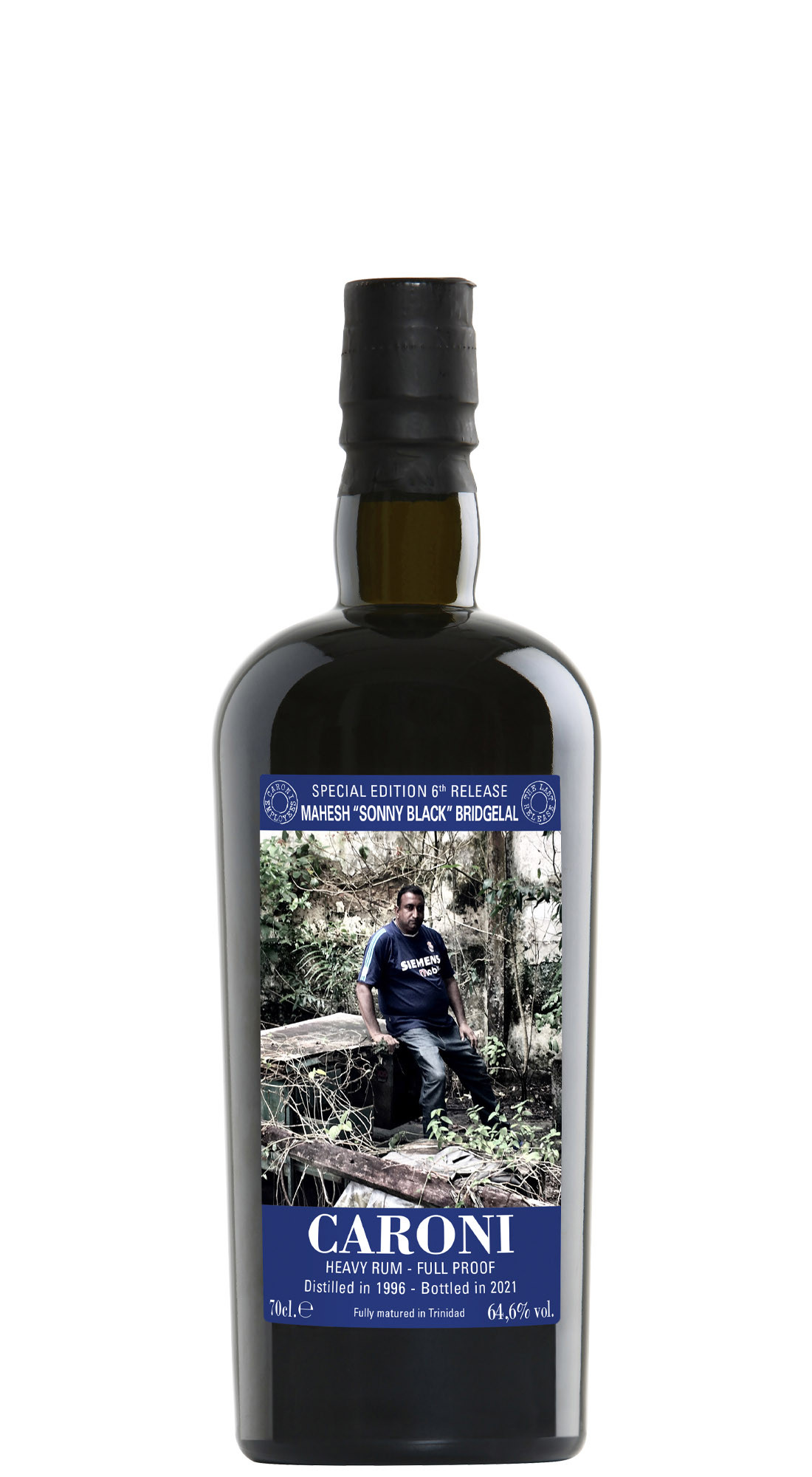 Caroni Employees 6th Release 25 Y.O. 1996 Full Proof - "Sonny Black" Bridgelal