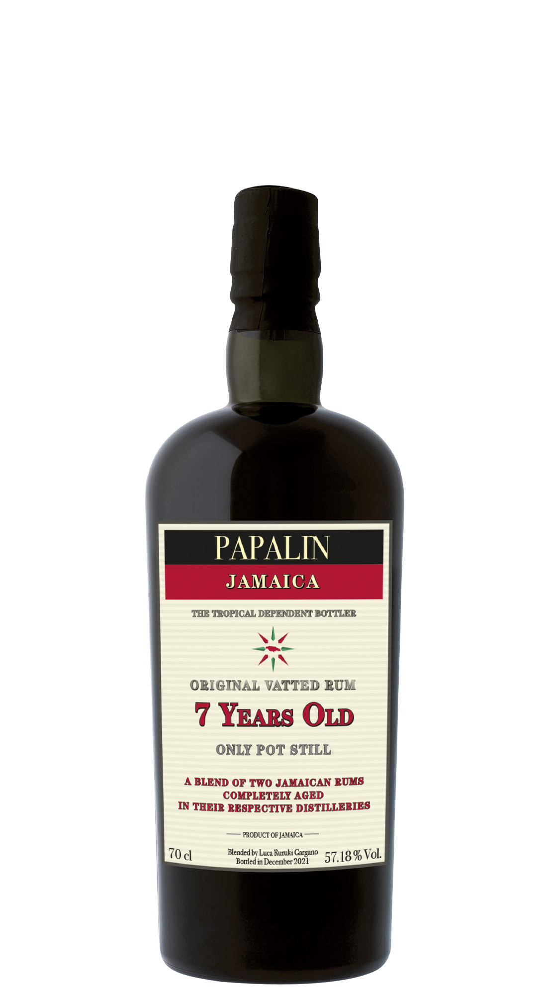 Papalin Jamaica 2021 7 Y.O. Overproof
