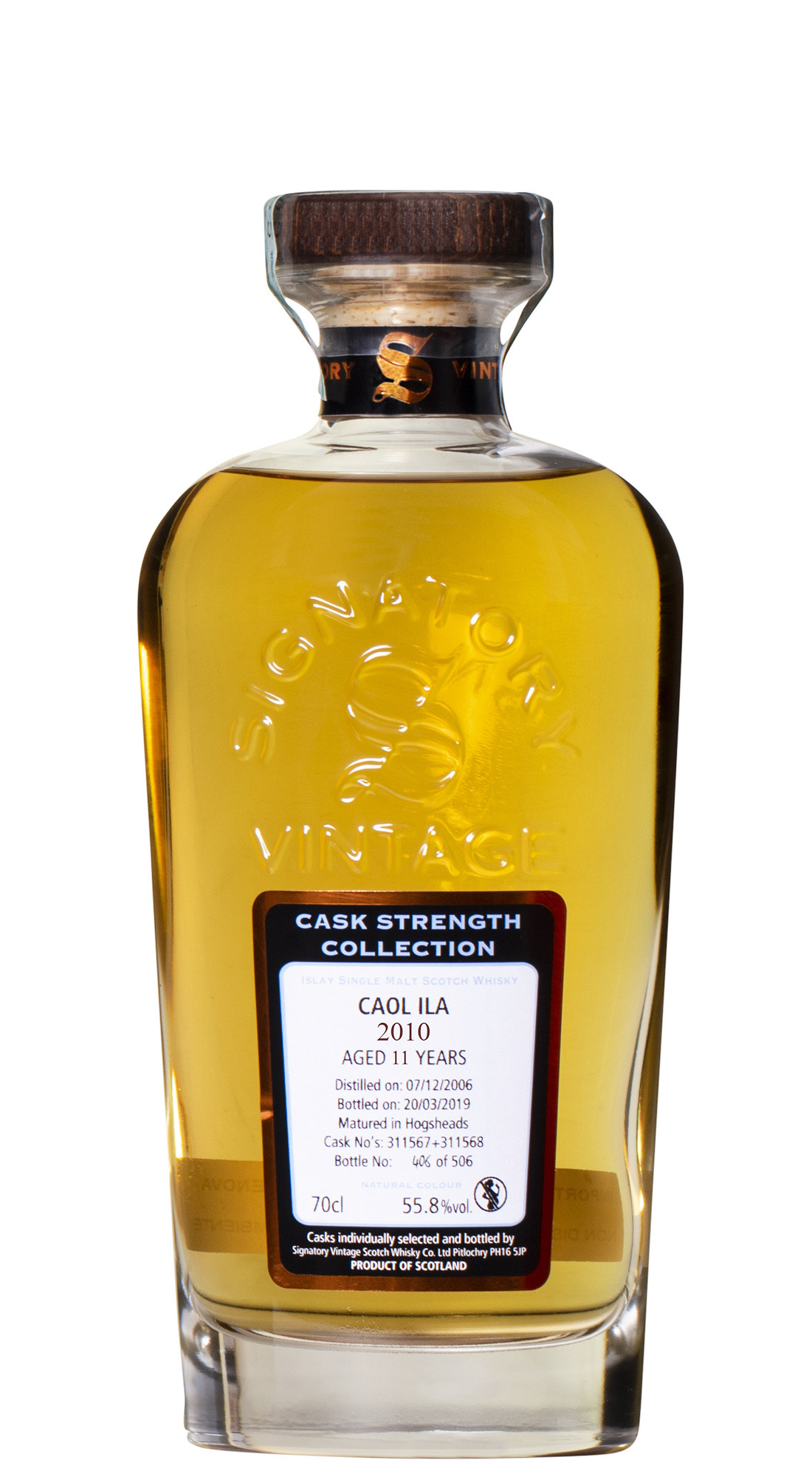 Signatory Caol Ila 2010 11 Y.O.