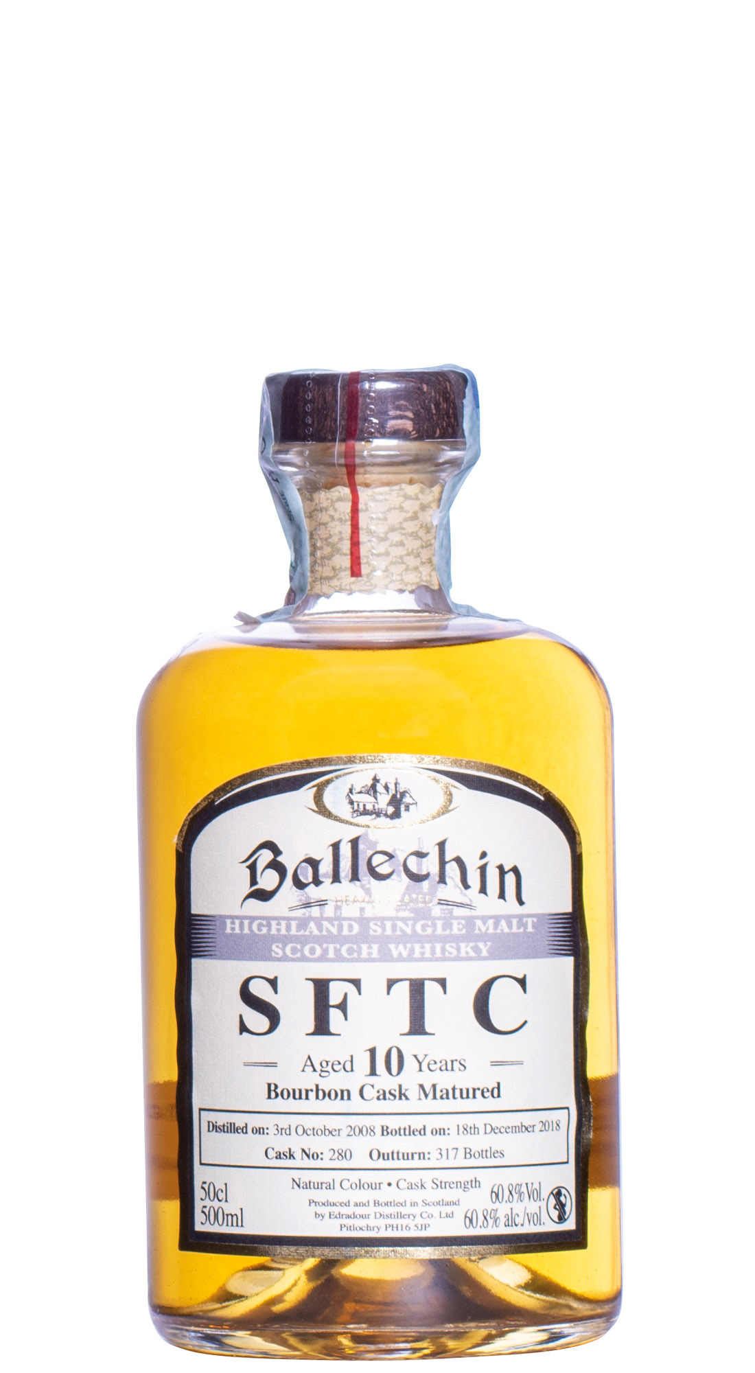 Ballechin 10 Y.O. 2010 SFTC Bourbon Matured